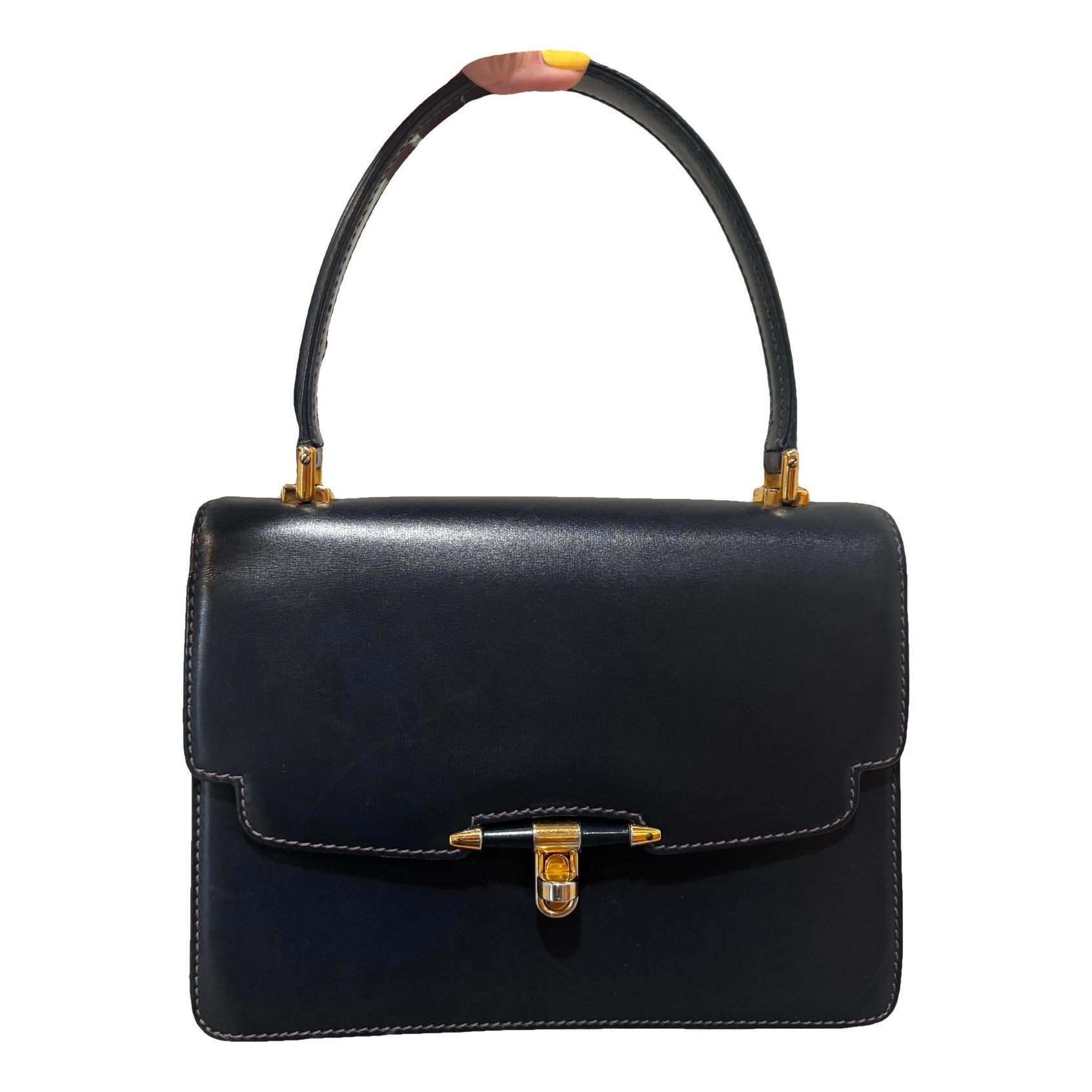 Leather handbag