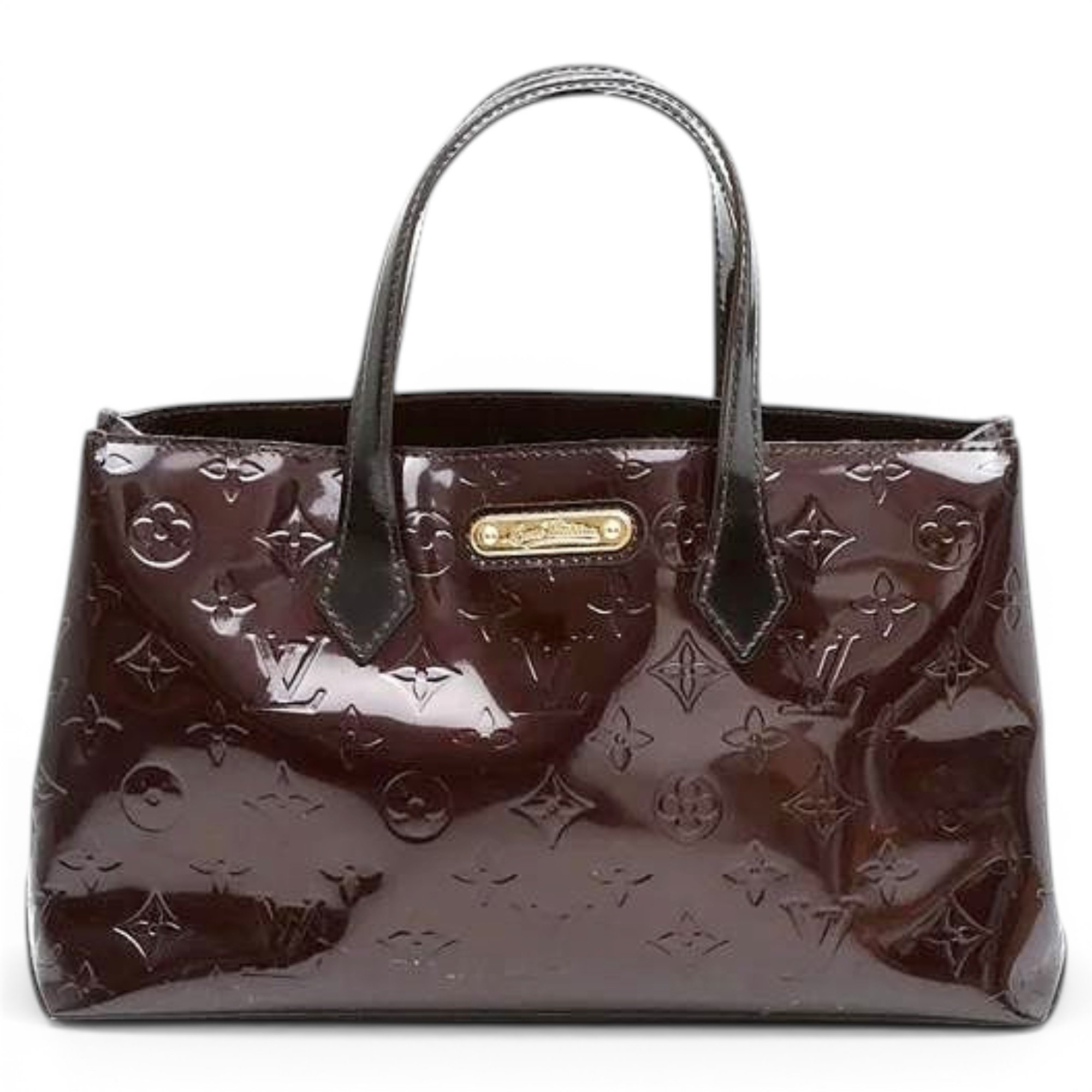 Wilshire patent leather handbag