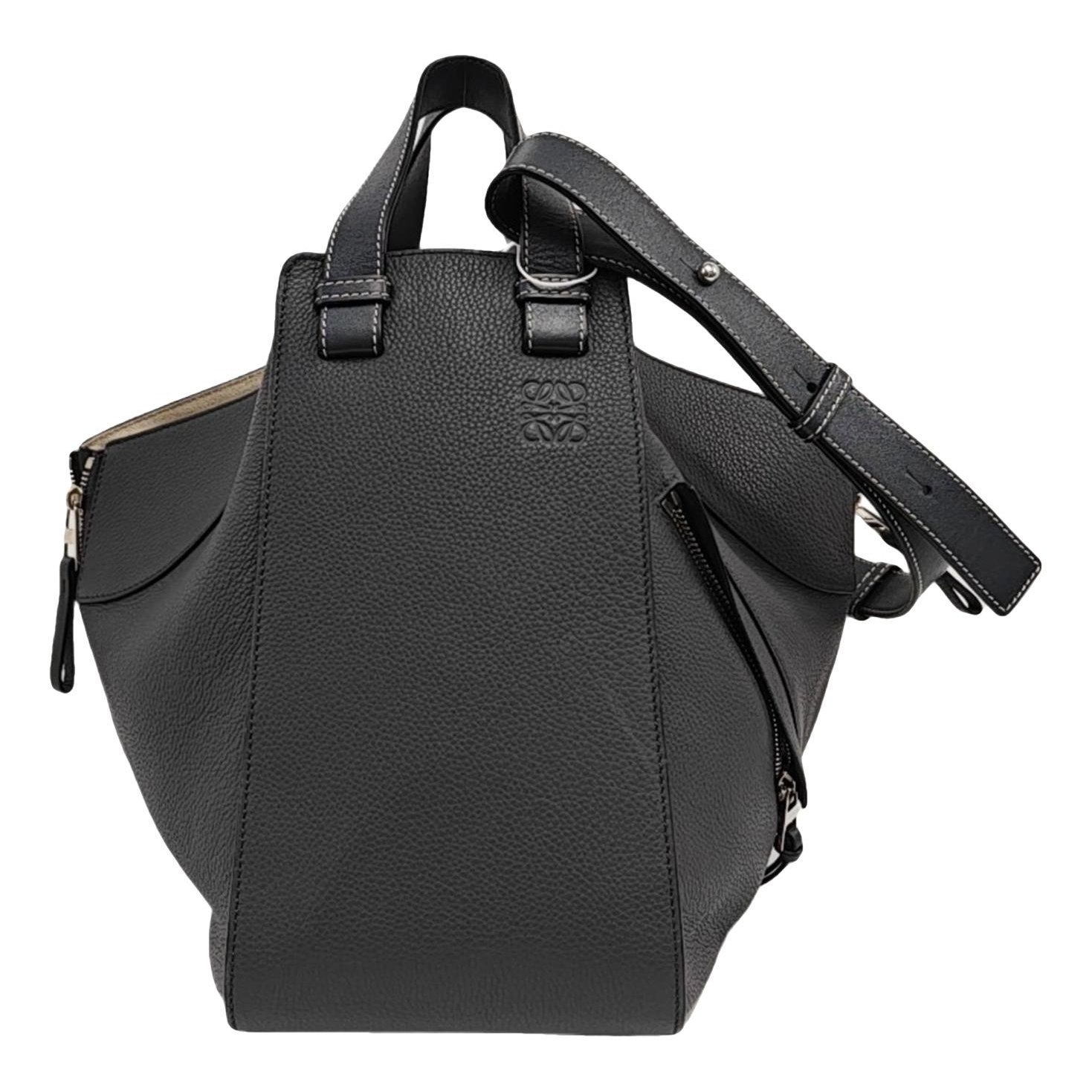 Hammock leather handbag