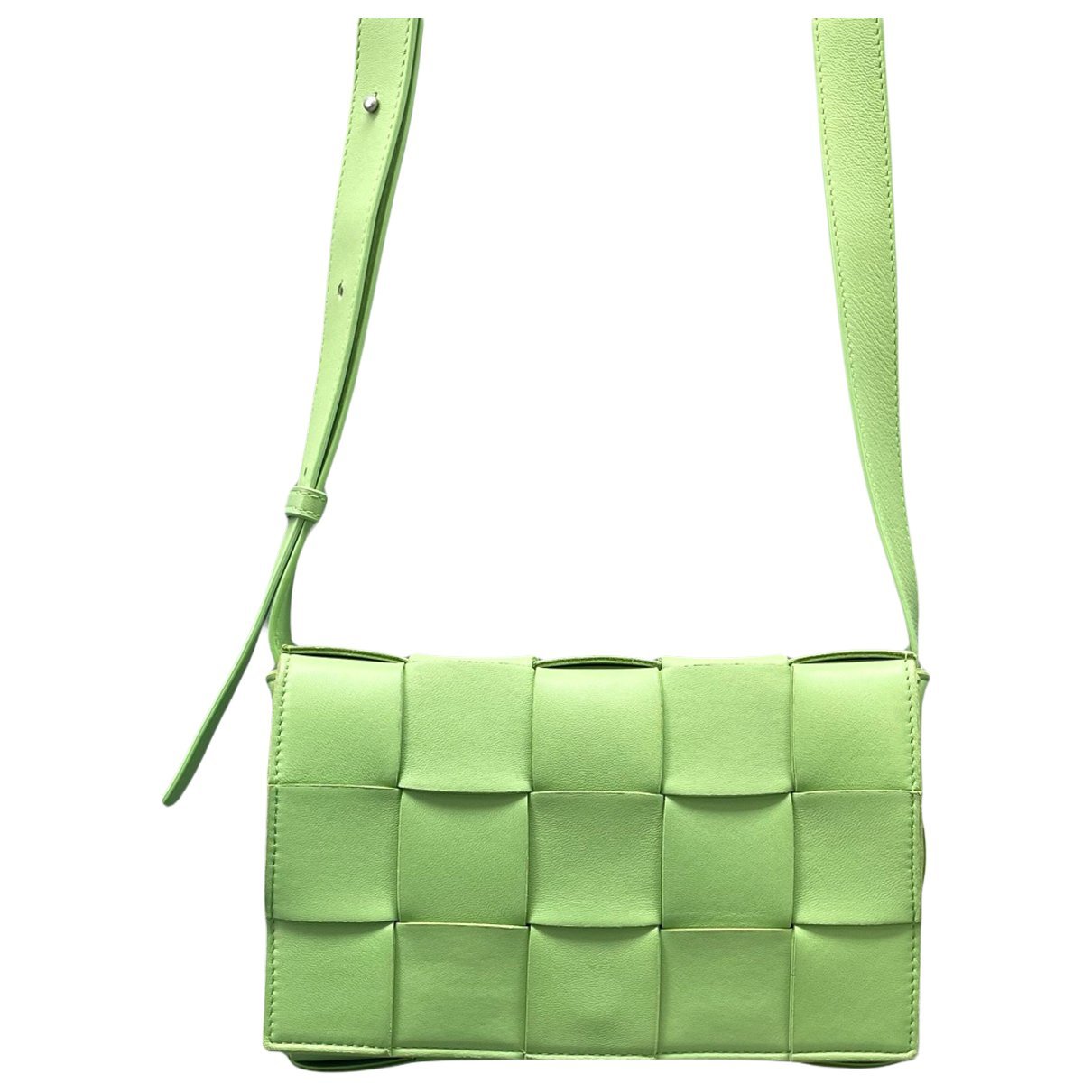Cassette leather handbag