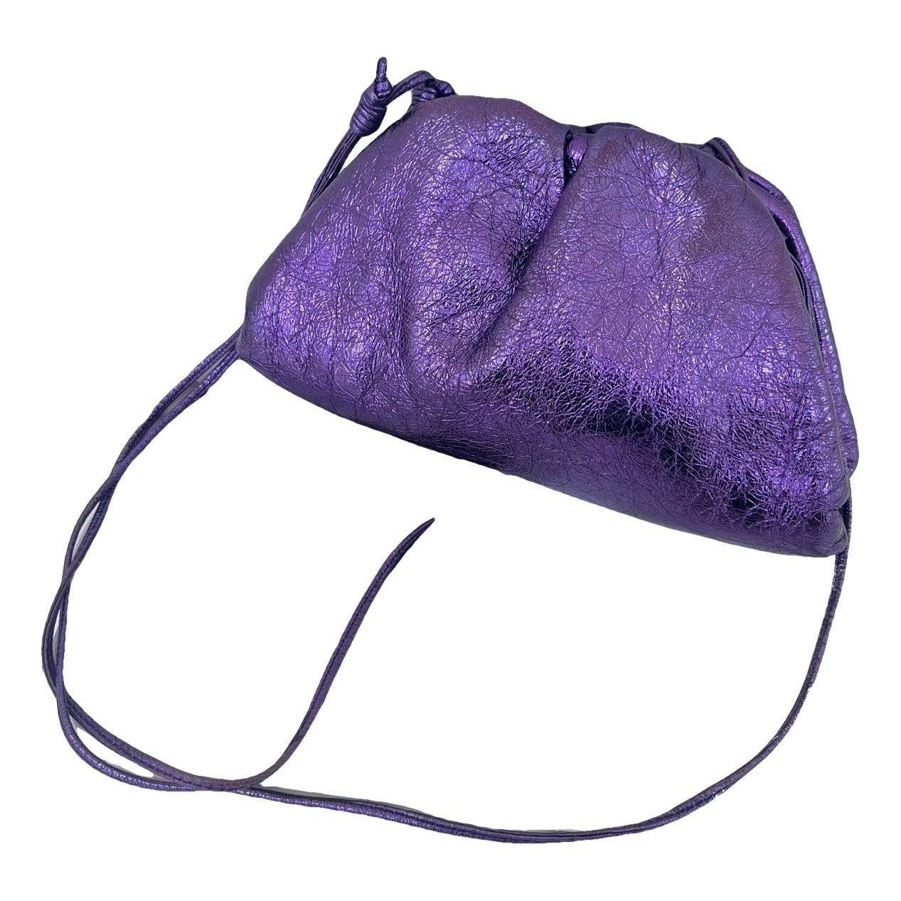 Pouch leather handbag
