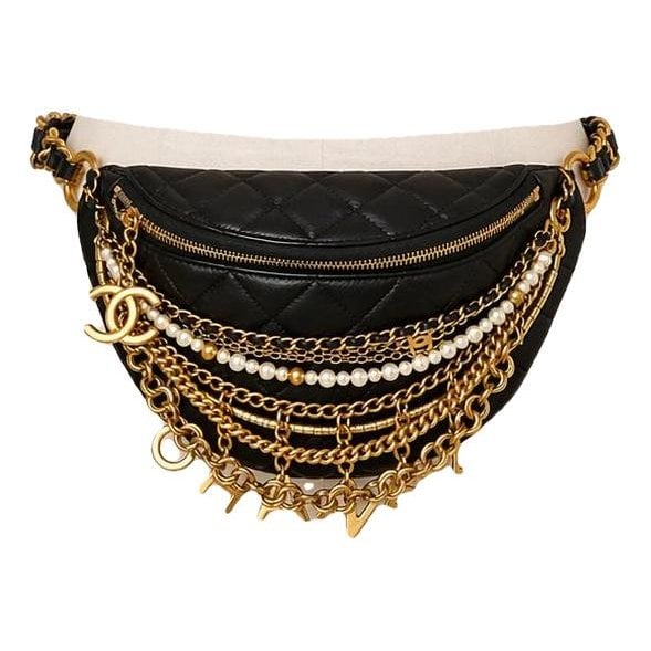 All About Chains leather handbag
