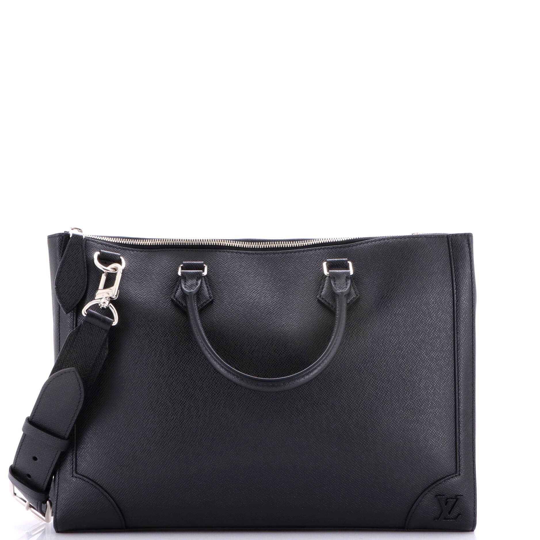 Slim Briefcase Taiga Leather