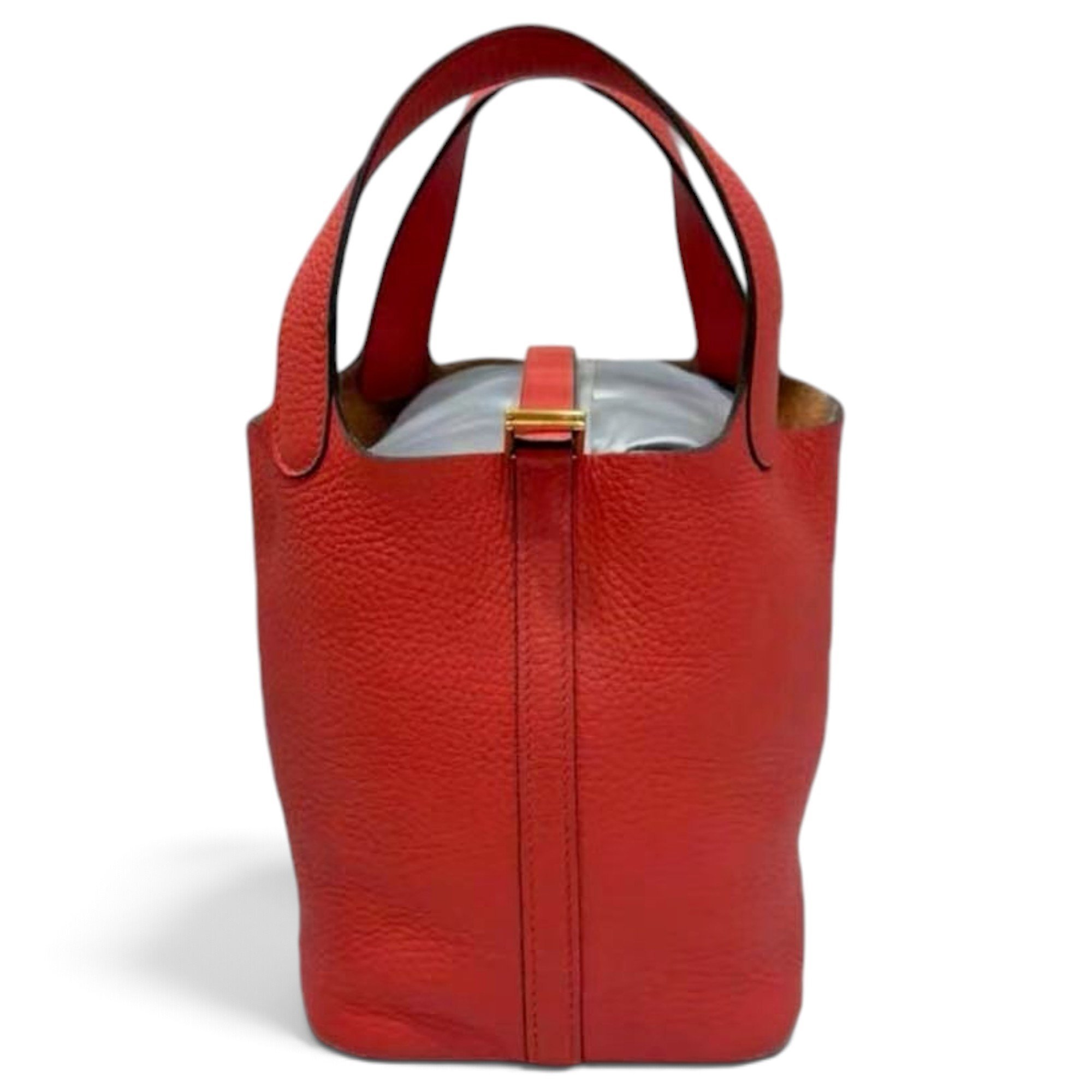 Picotin leather handbag