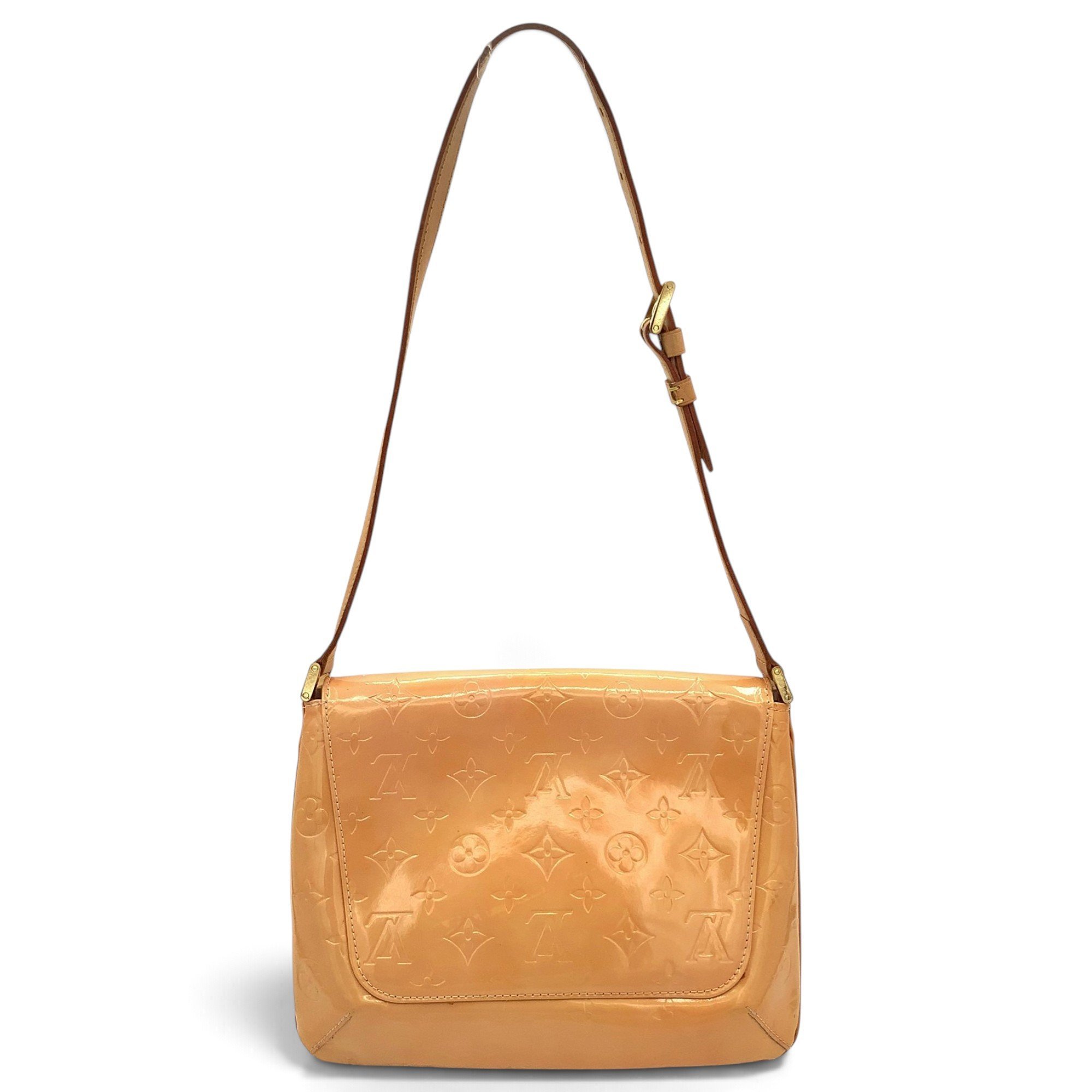 Thompson patent leather handbag