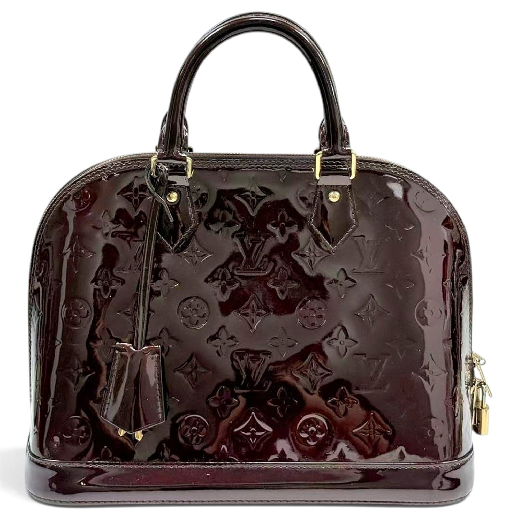 Alma patent leather handbag