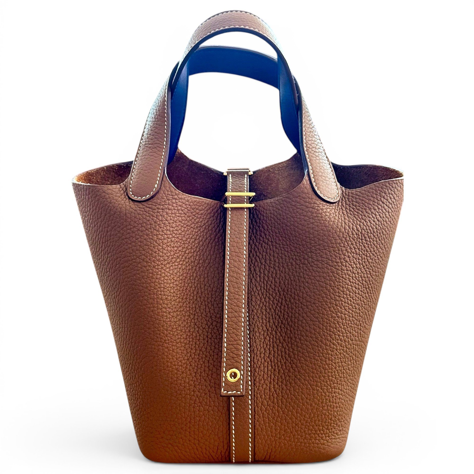 Picotin leather handbag