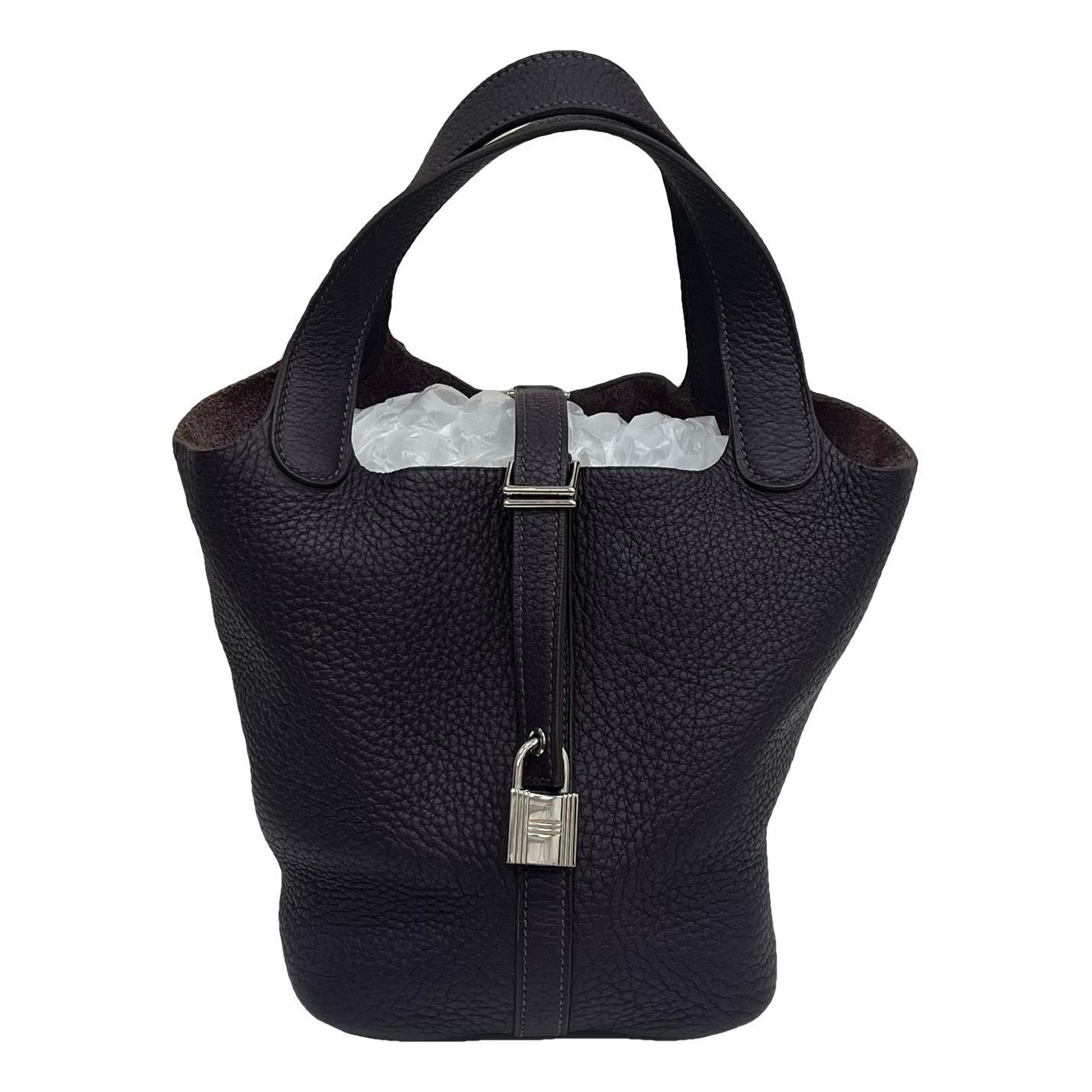 Picotin leather handbag