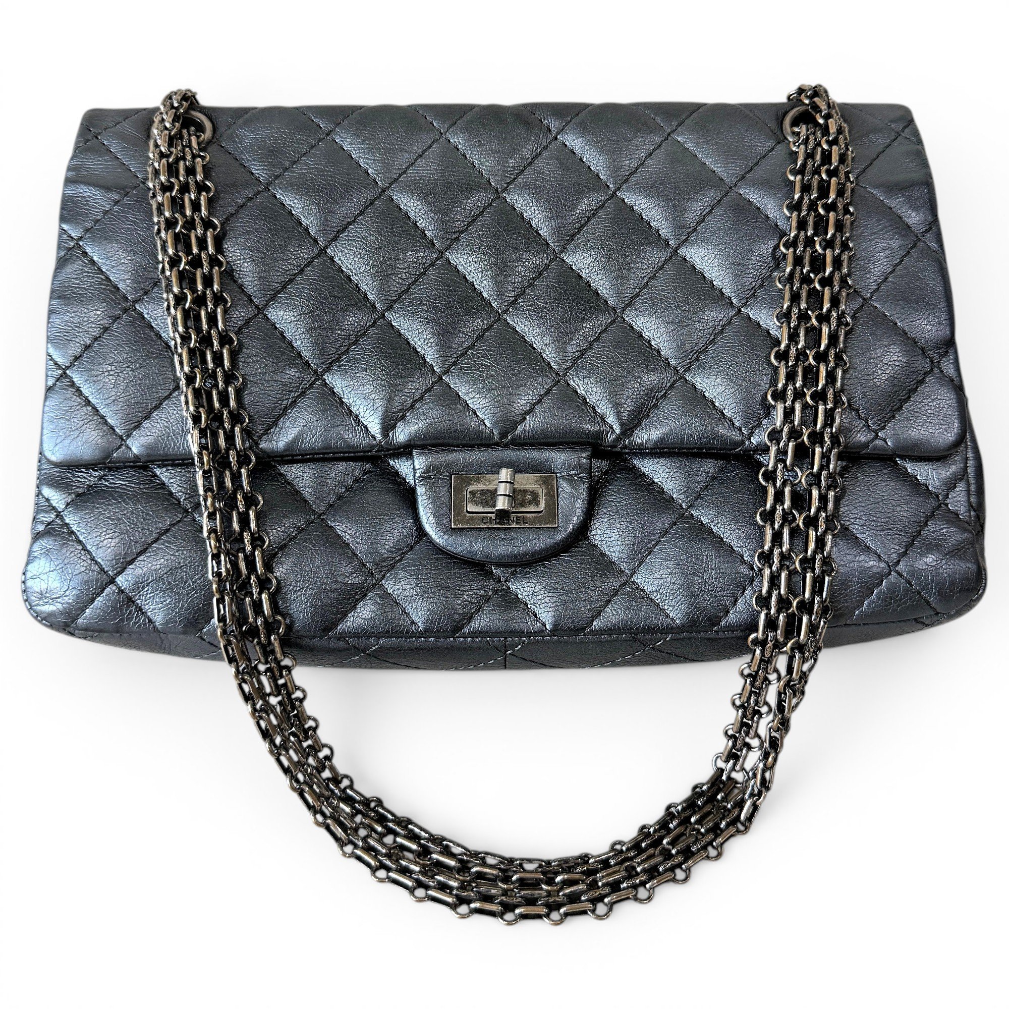 2.55 leather handbag