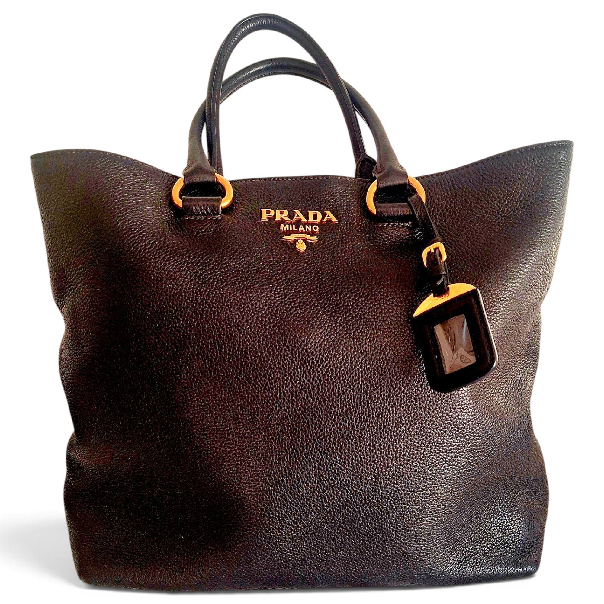 Leather tote