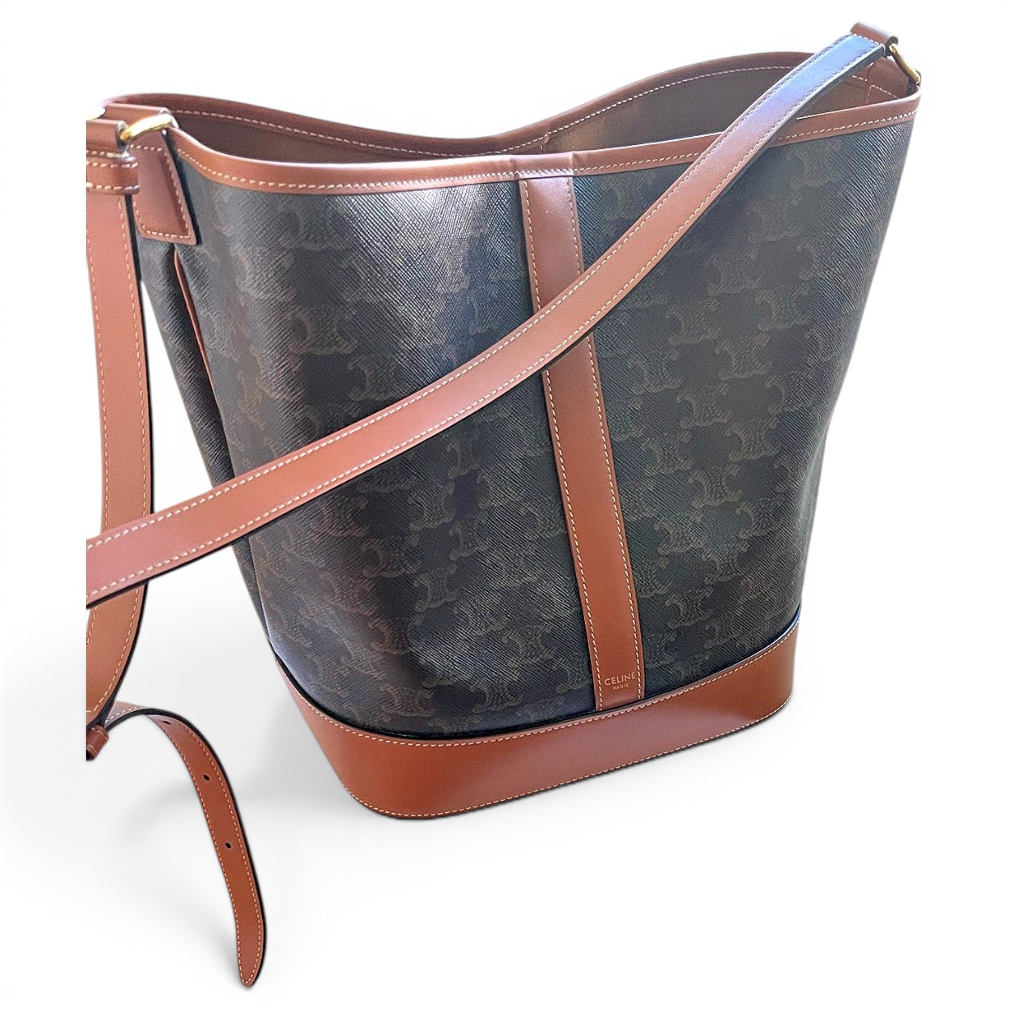 SAC SEAU leather handbag