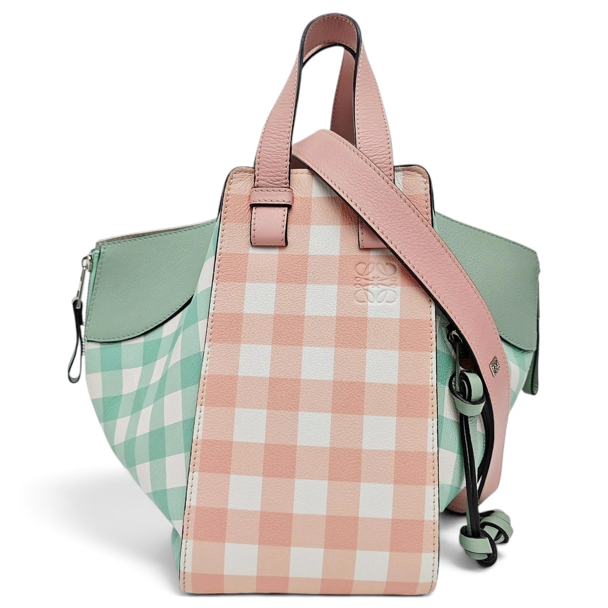 Hammock leather handbag