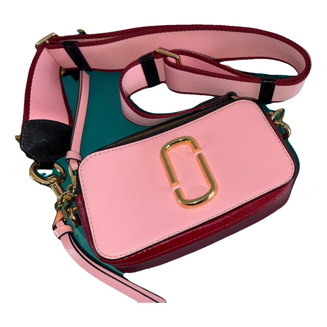 Snapshot leather handbag