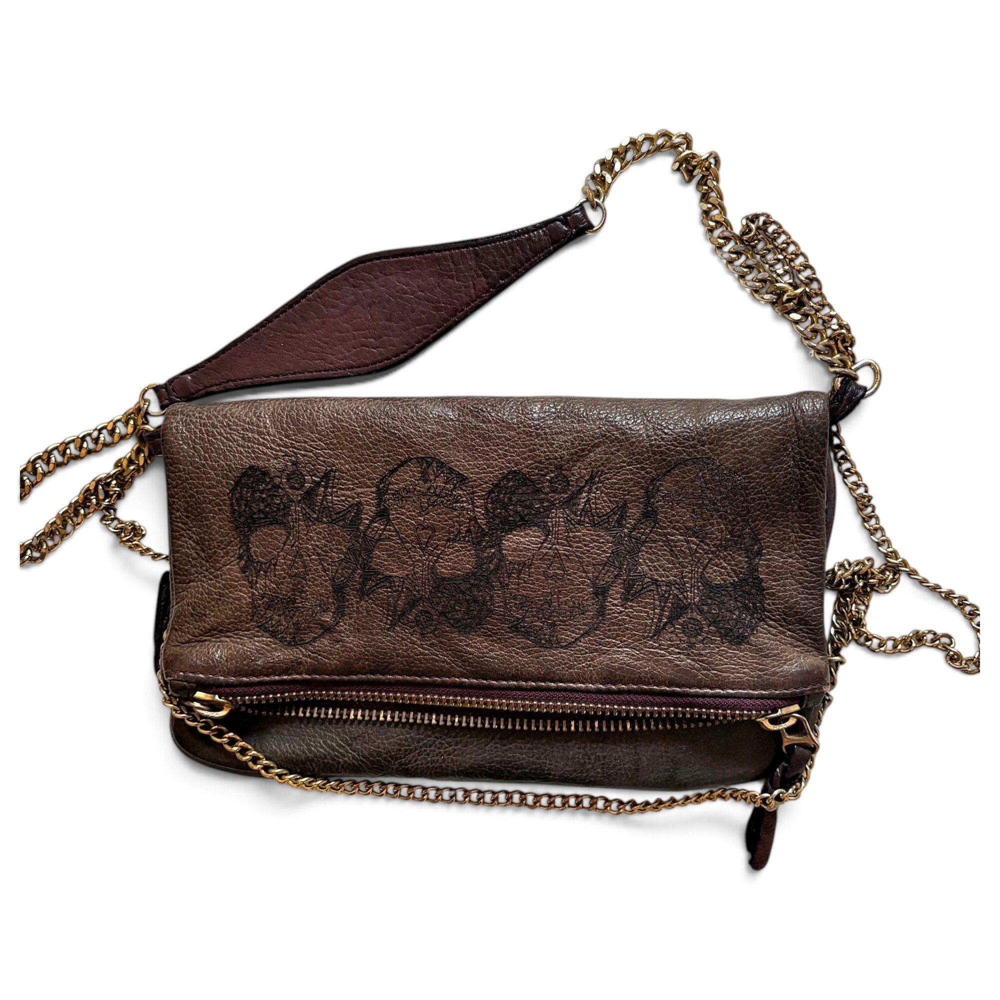 Rock leather crossbody bag