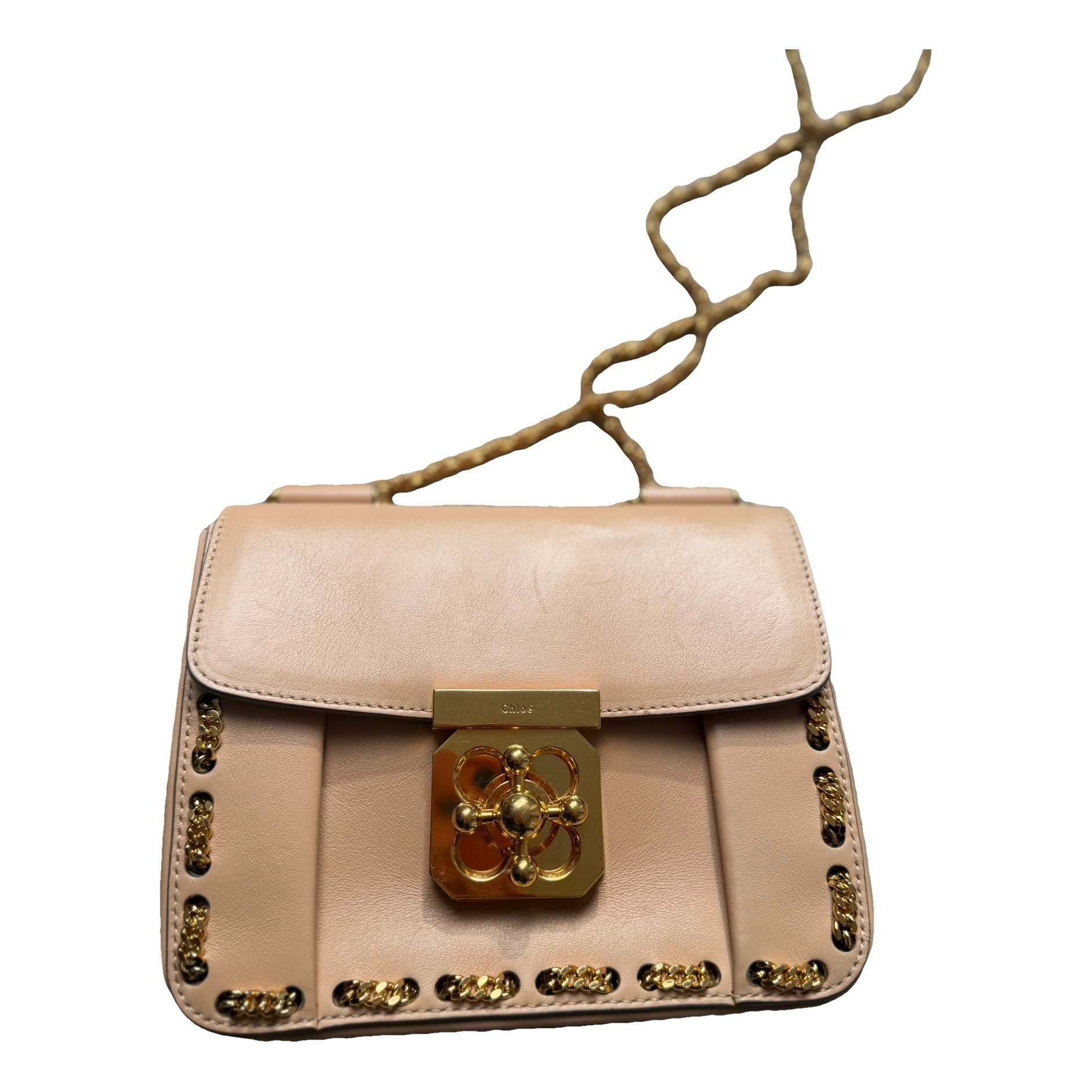 Elsie leather clutch bag
