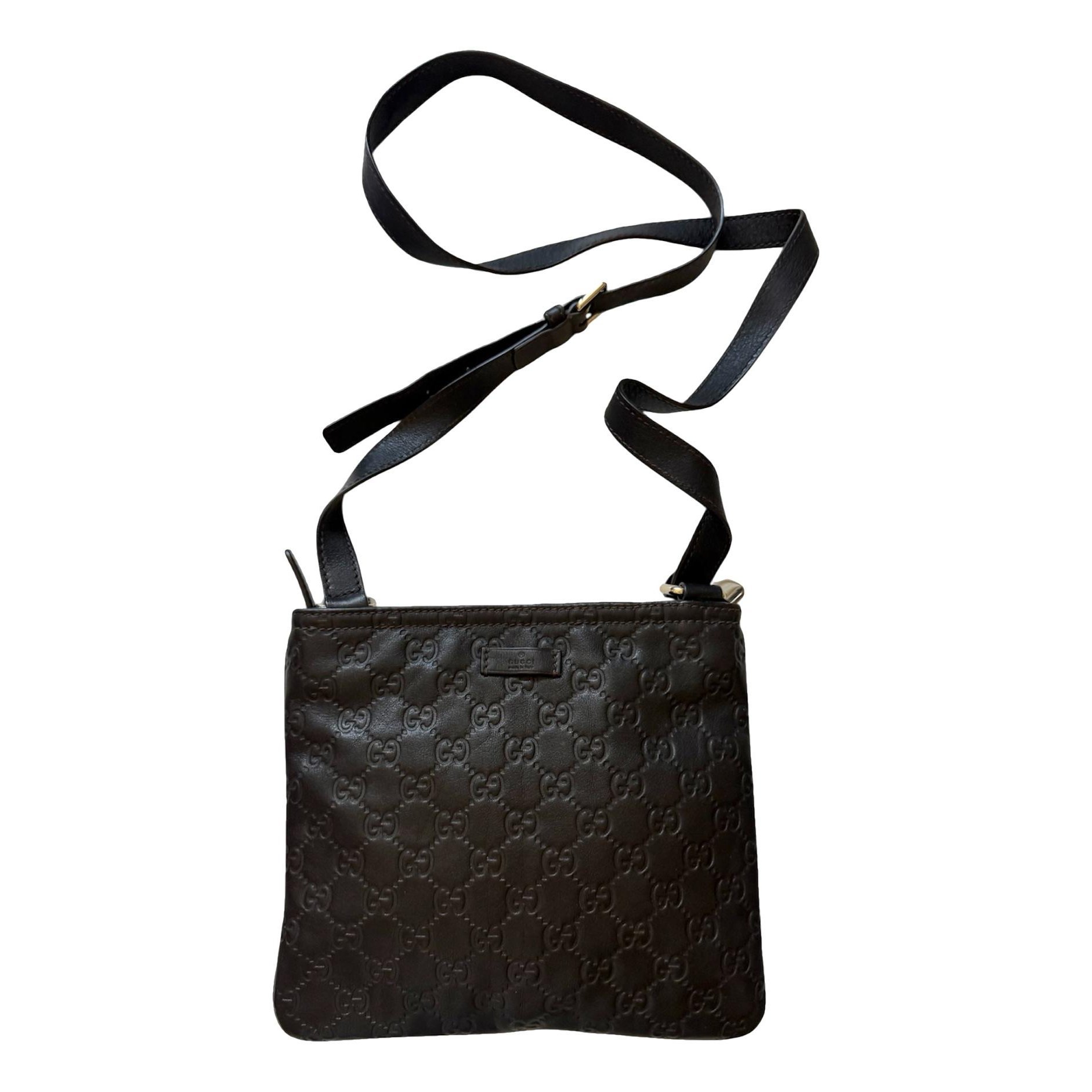Leather crossbody bag