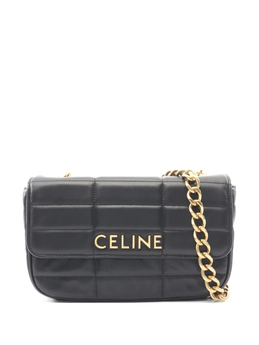 quilted chain shoulder bag
