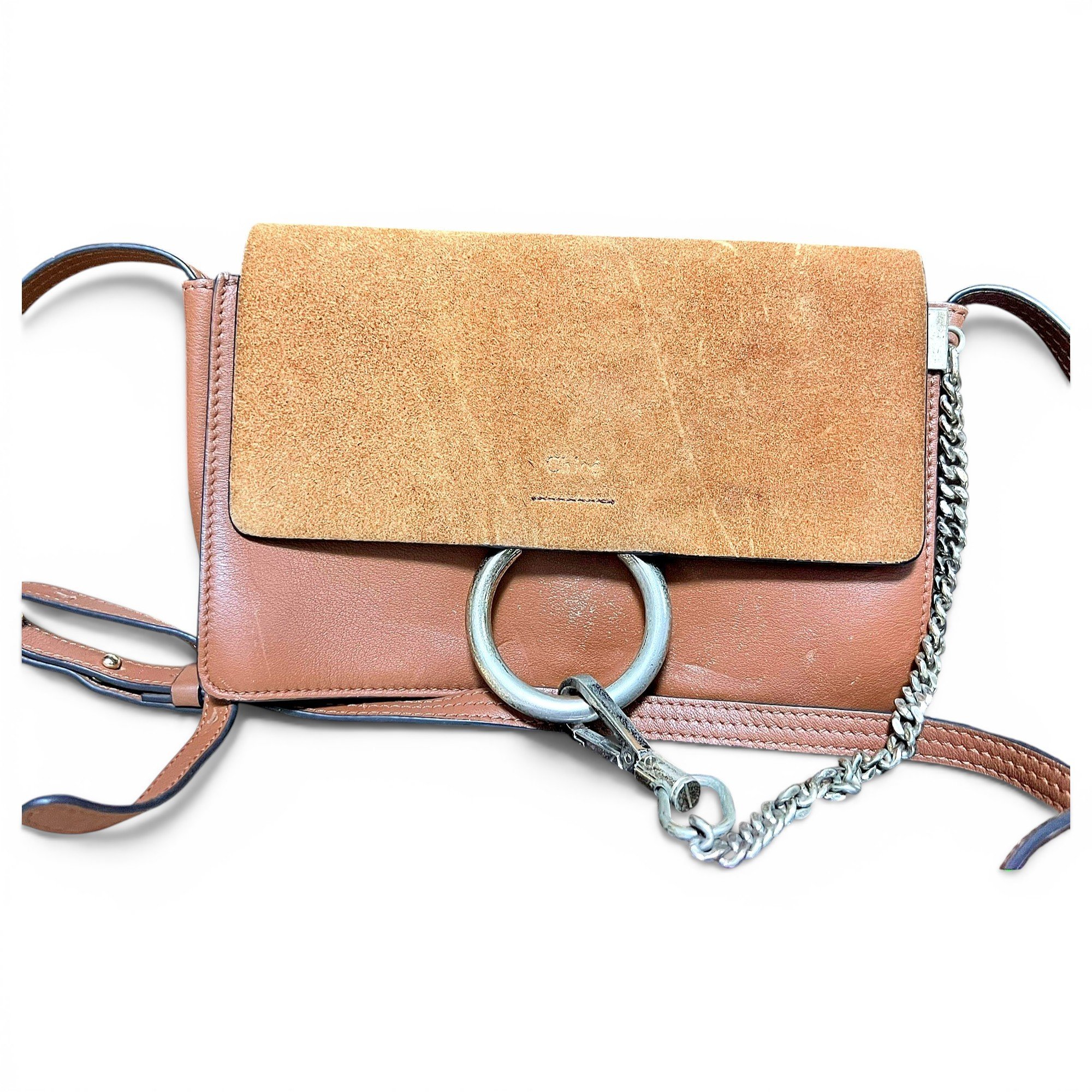 Faye leather handbag