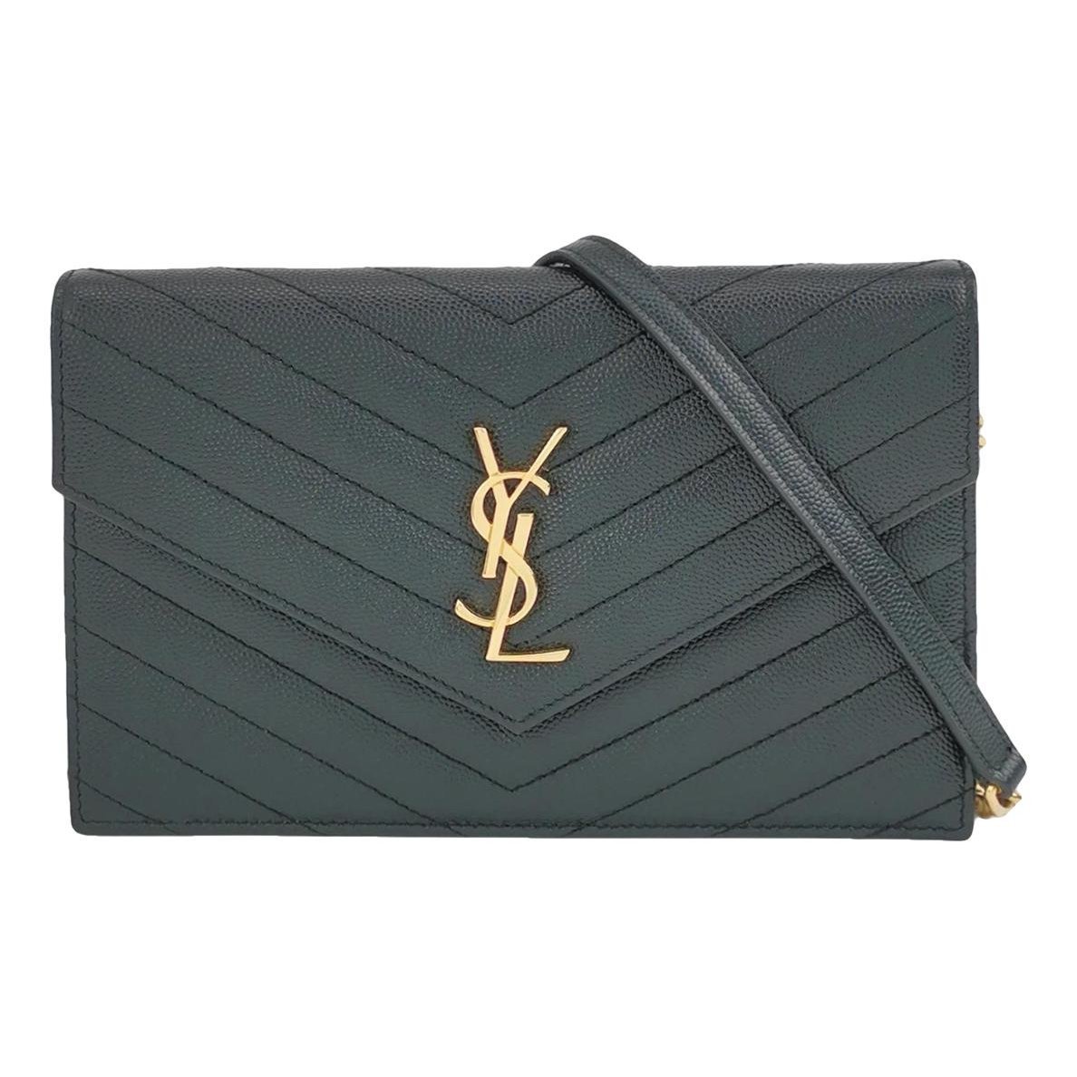 Envelope leather handbag
