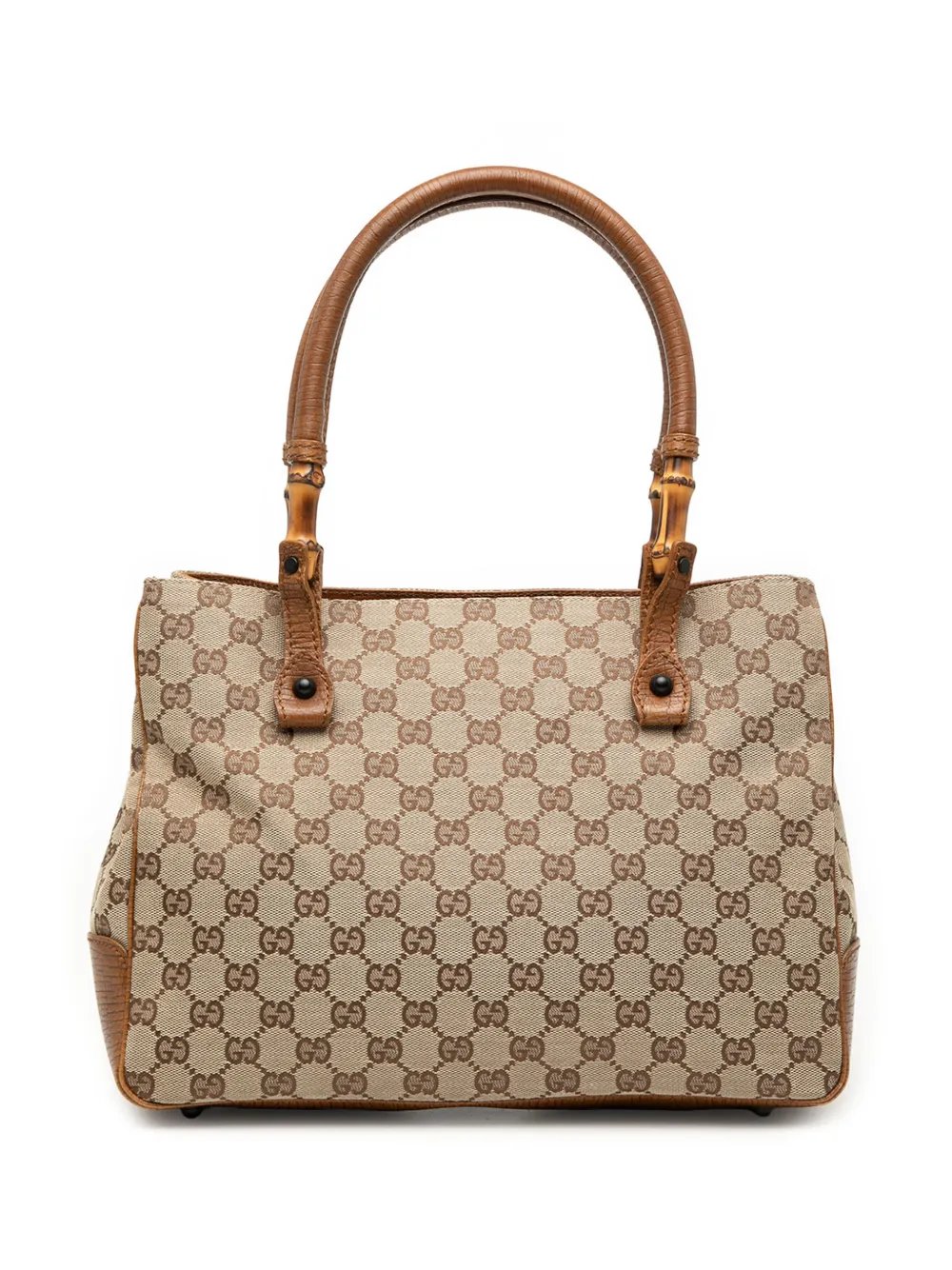 2000-2015 GG Canvas Bamboo tote bag