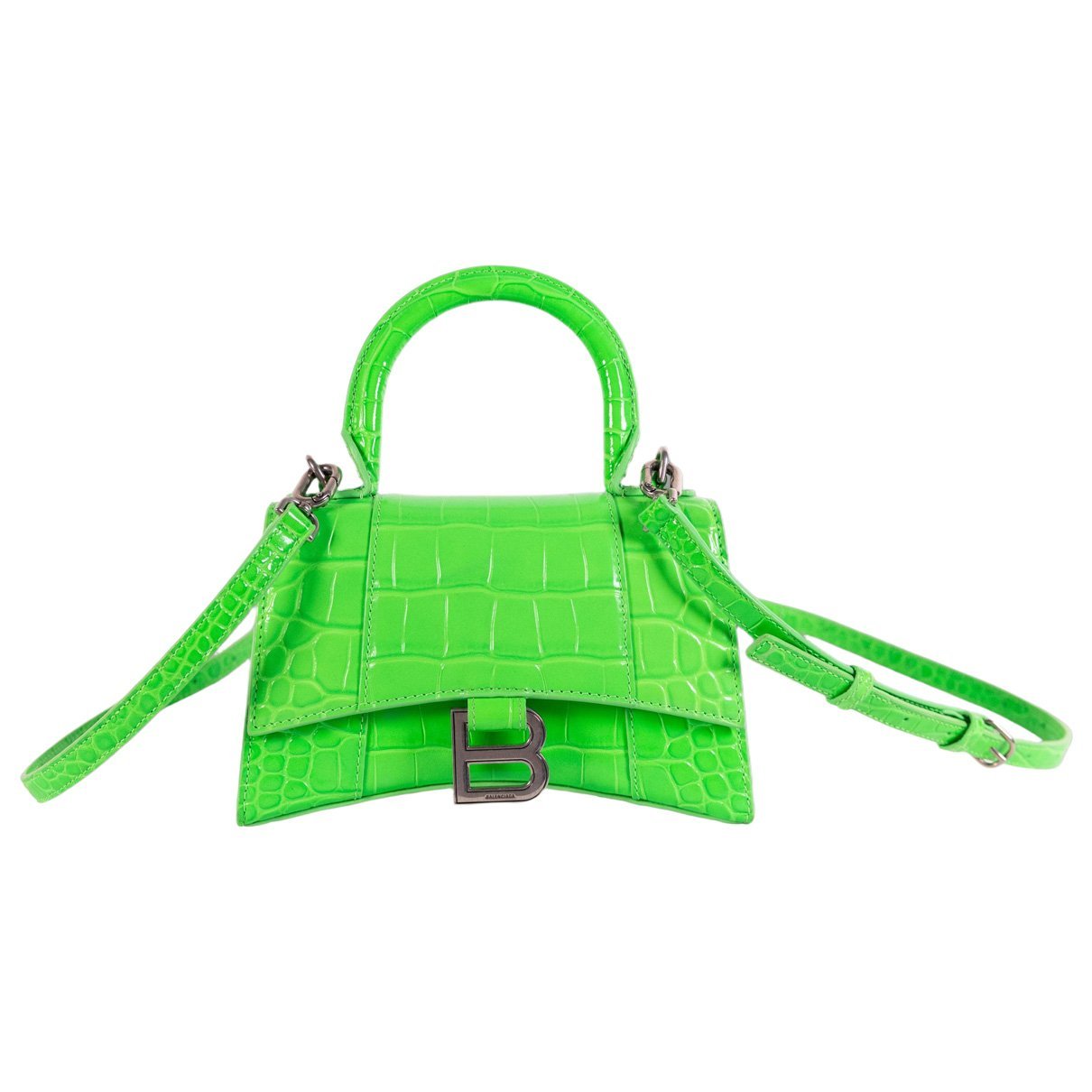 Balenciaga Hourglass crocodile handbag