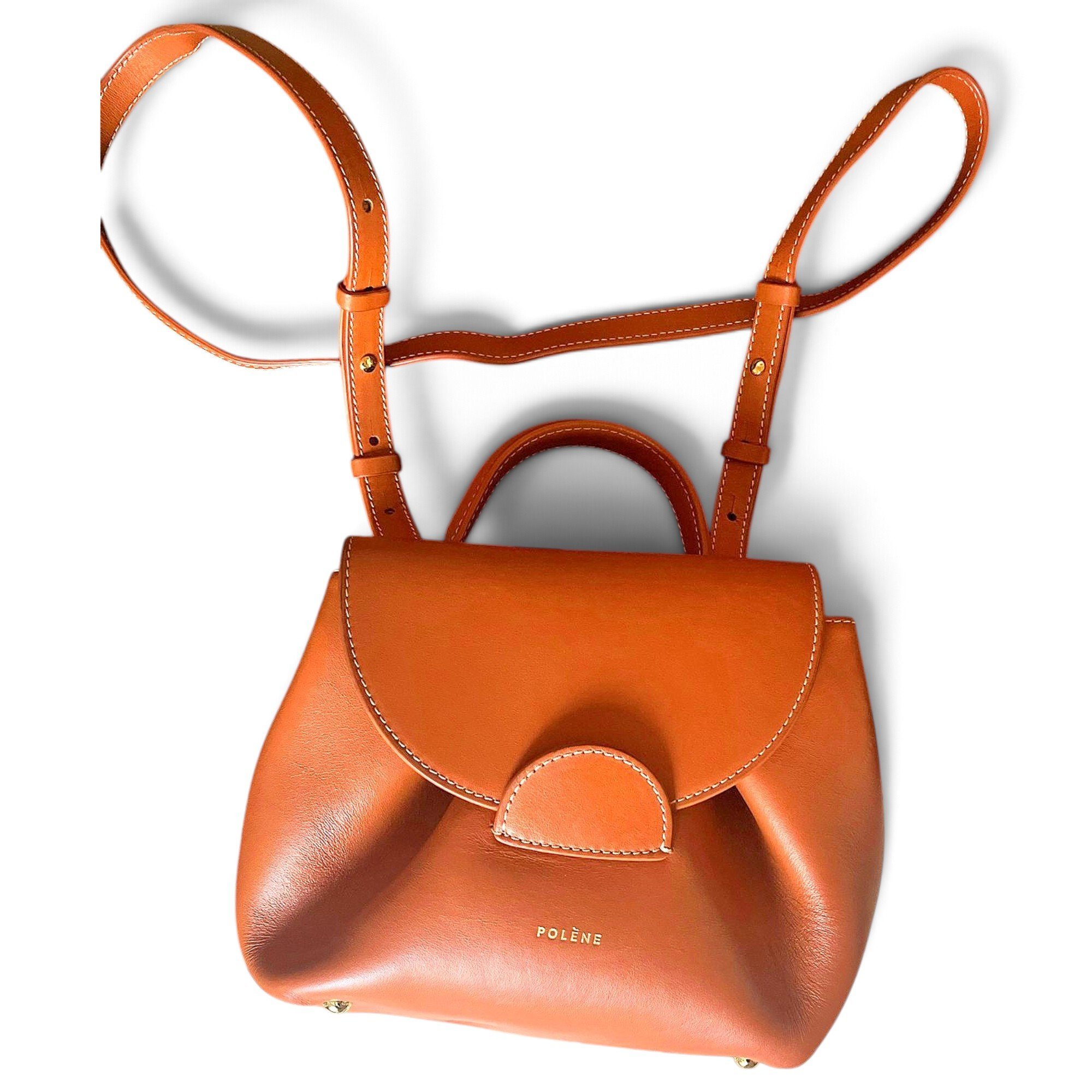 Numéro un leather backpack
