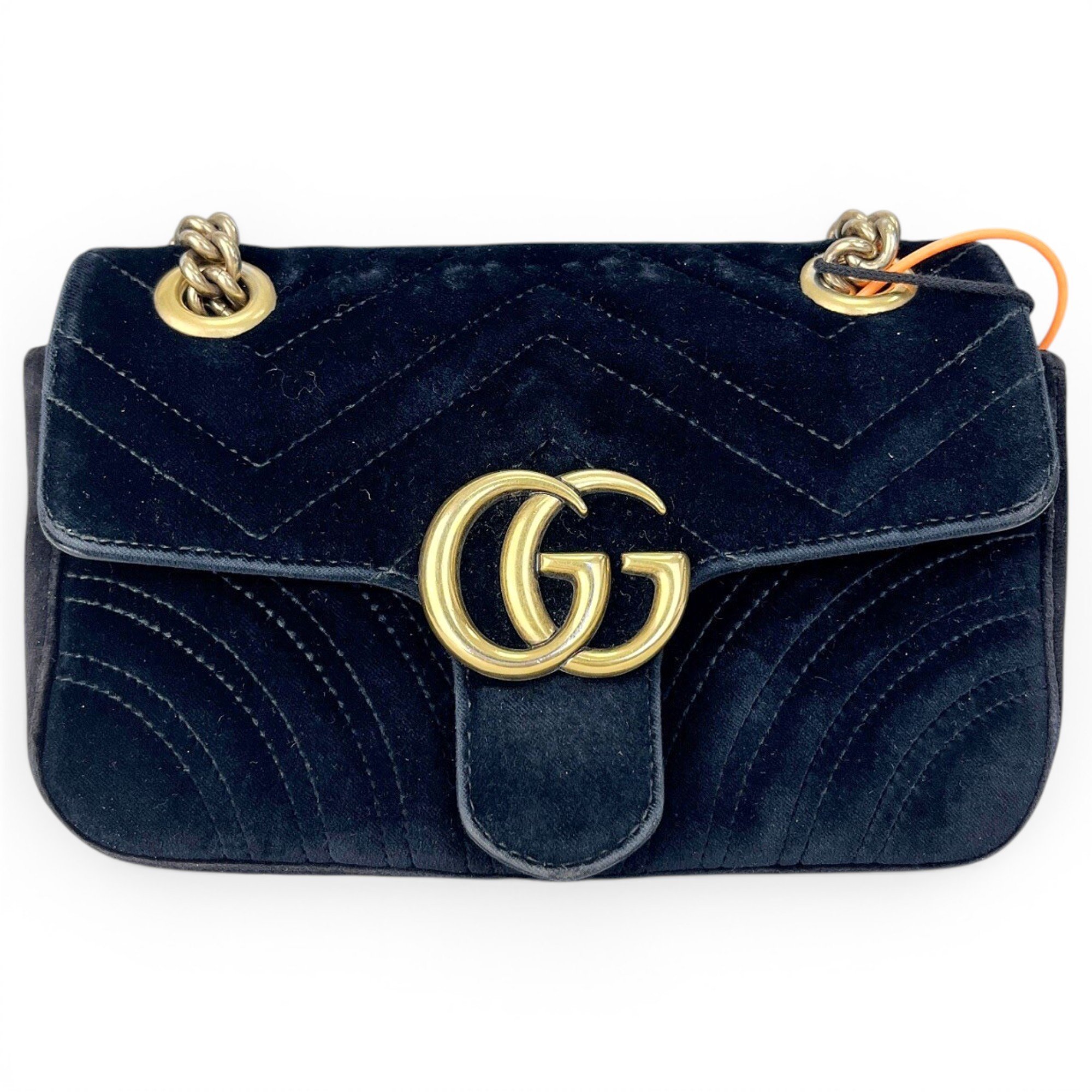 GG Marmont Flap cloth crossbody bag