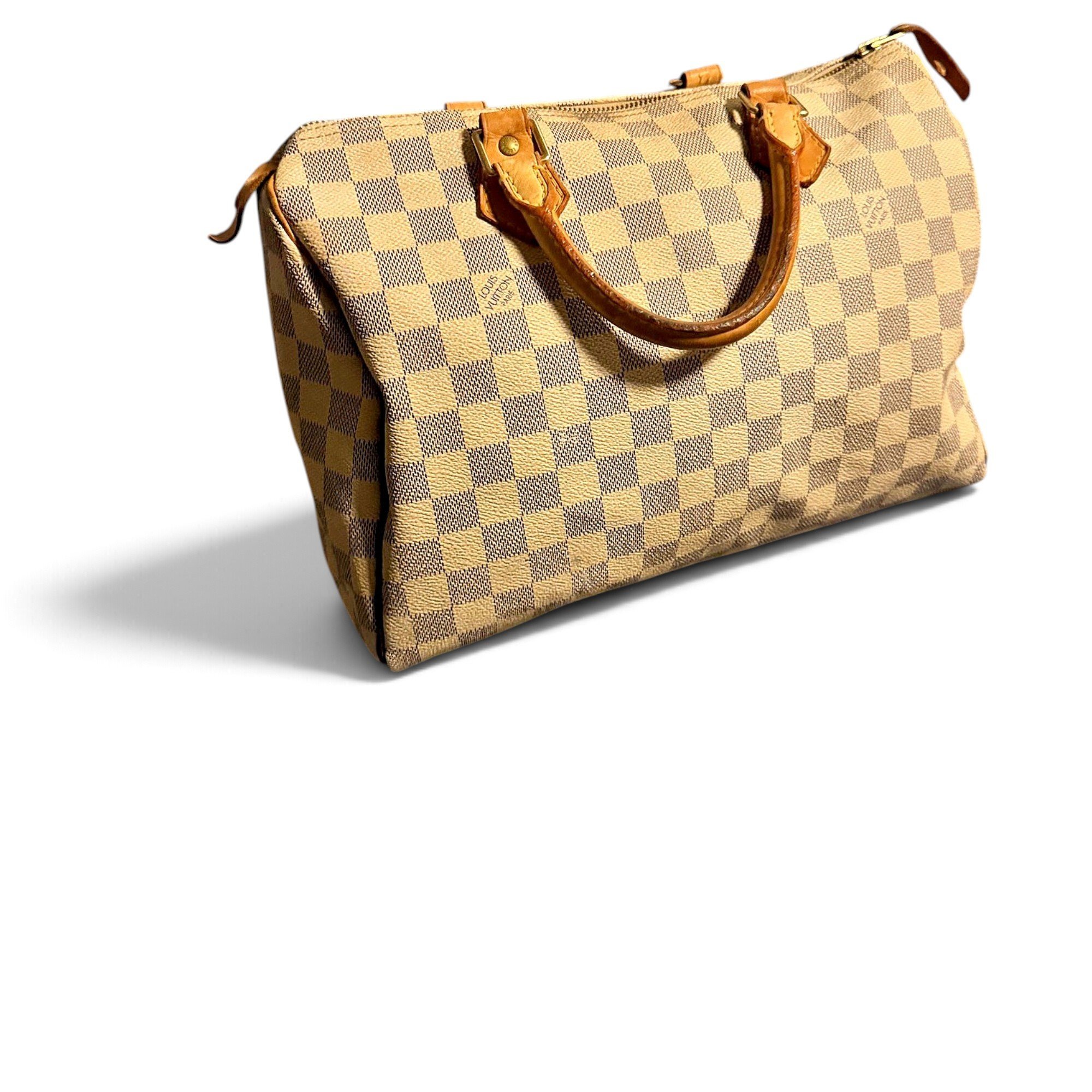 Speedy leather bowling bag