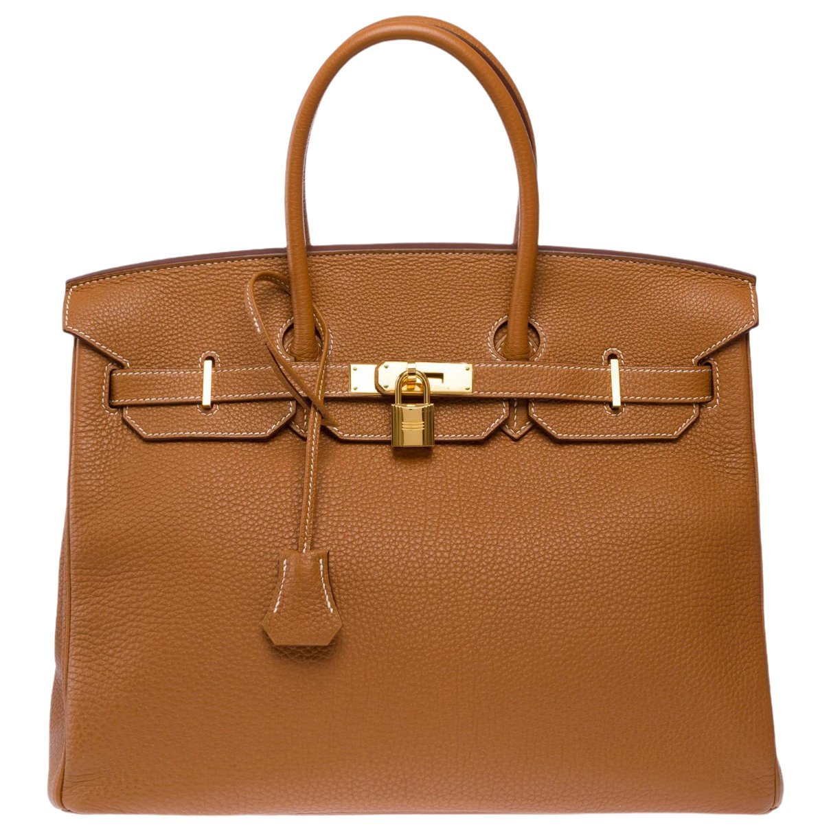 Hermes Birkin 35 Handbag Gold Togo Leather 2010