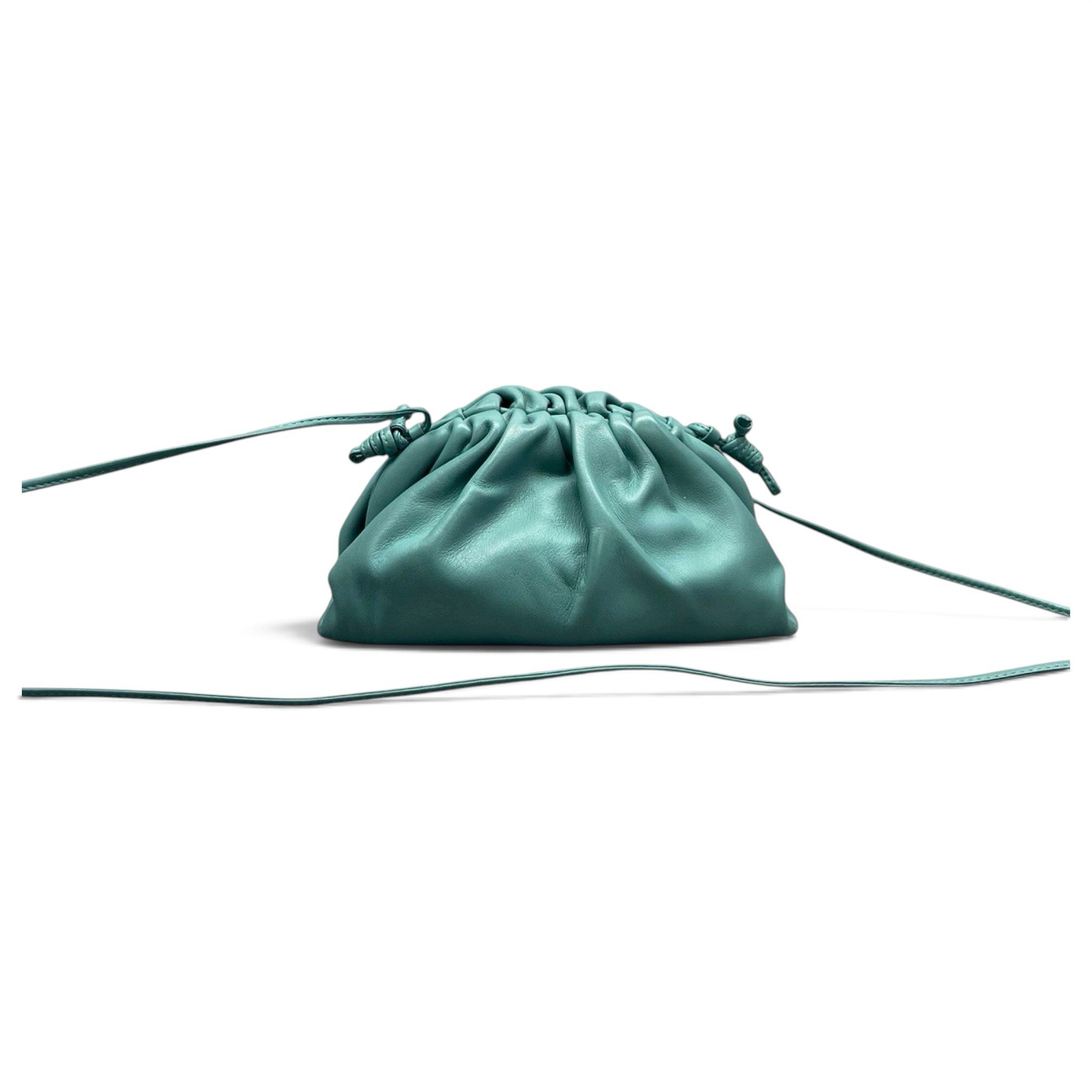 Pouch leather crossbody bag