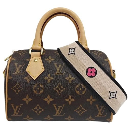 Nano Speedy / Mini HL leather handbag