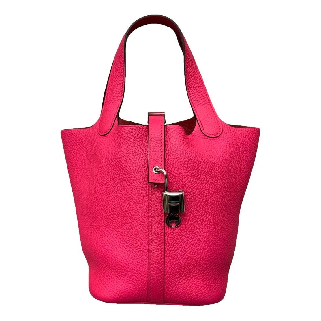 Picotin leather handbag