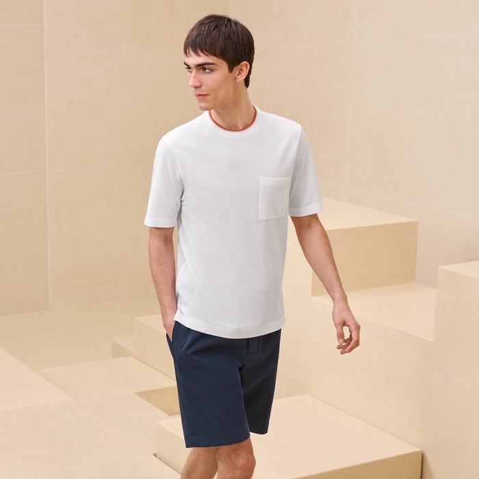 Blanc Camiseta "Piqûres Sellier"