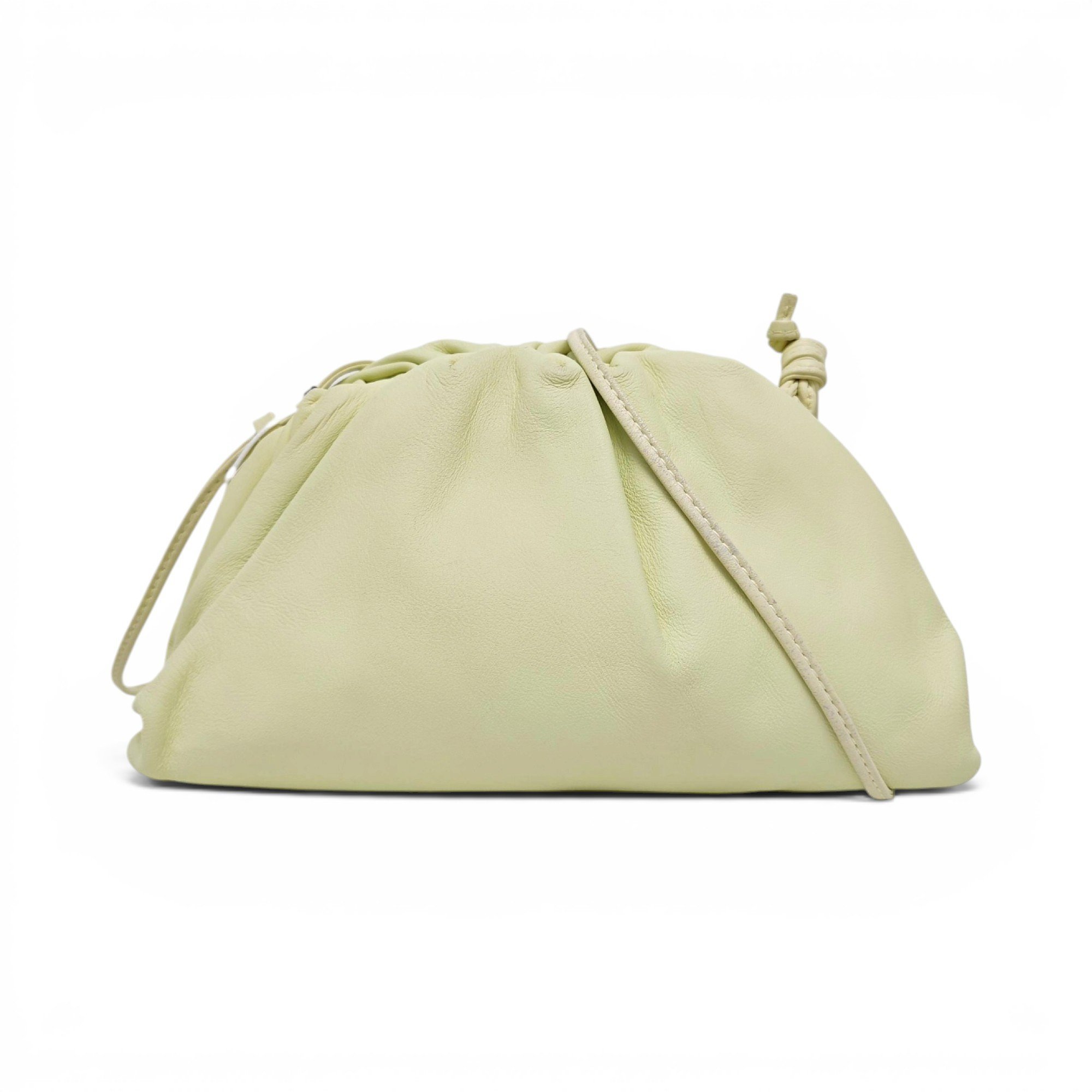 Pouch leather handbag