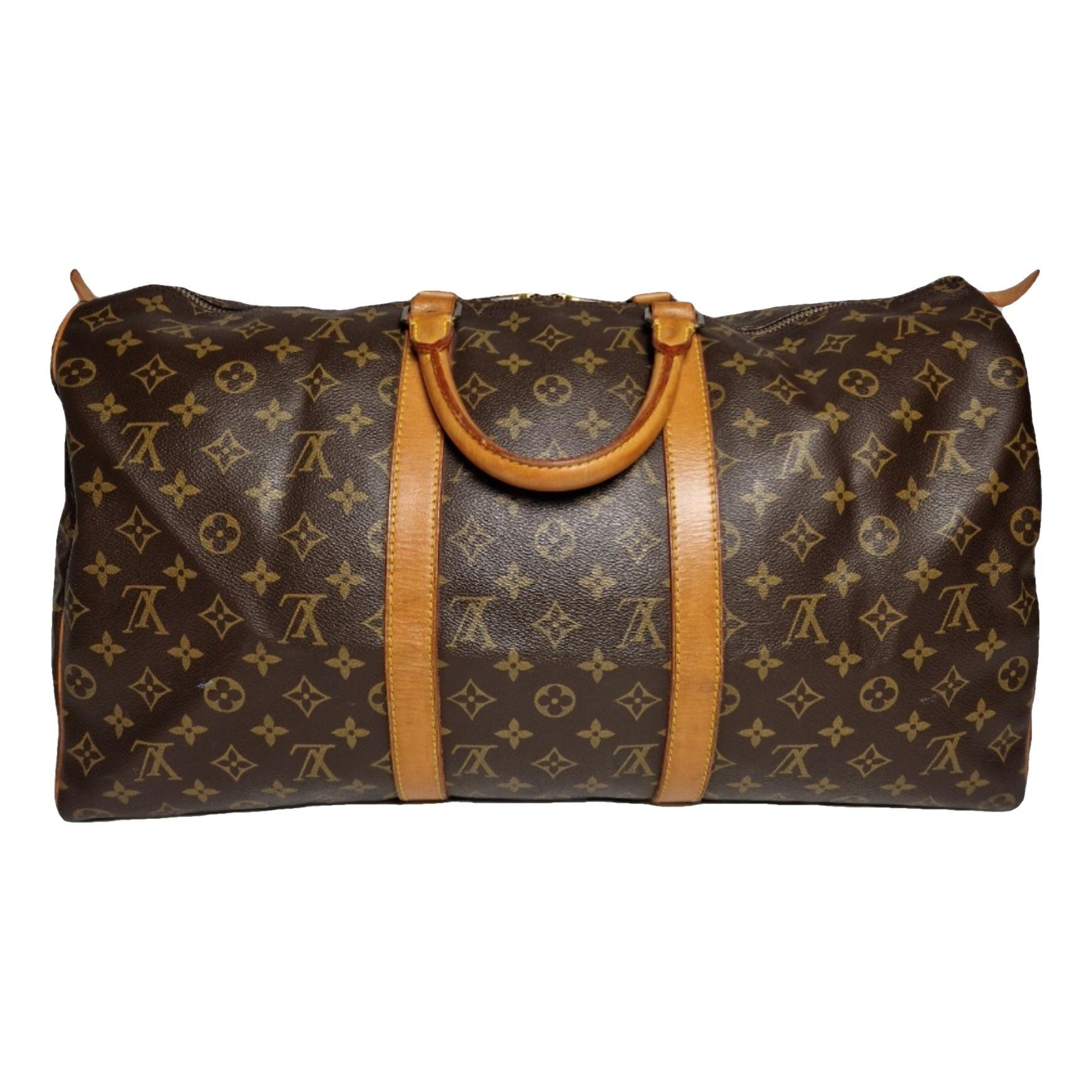 Keepall leather 48h bag