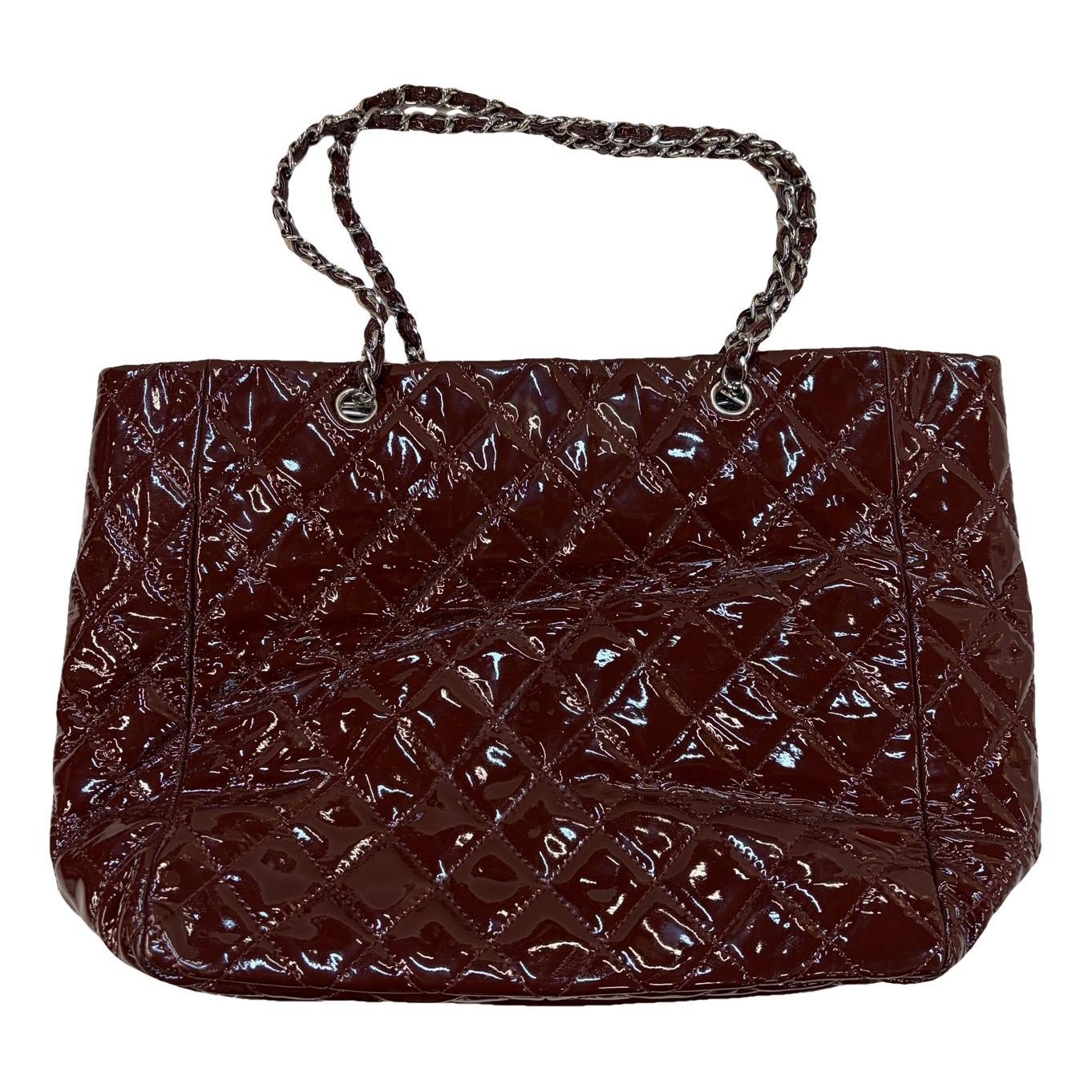 Paris-Biarritz patent leather handbag
