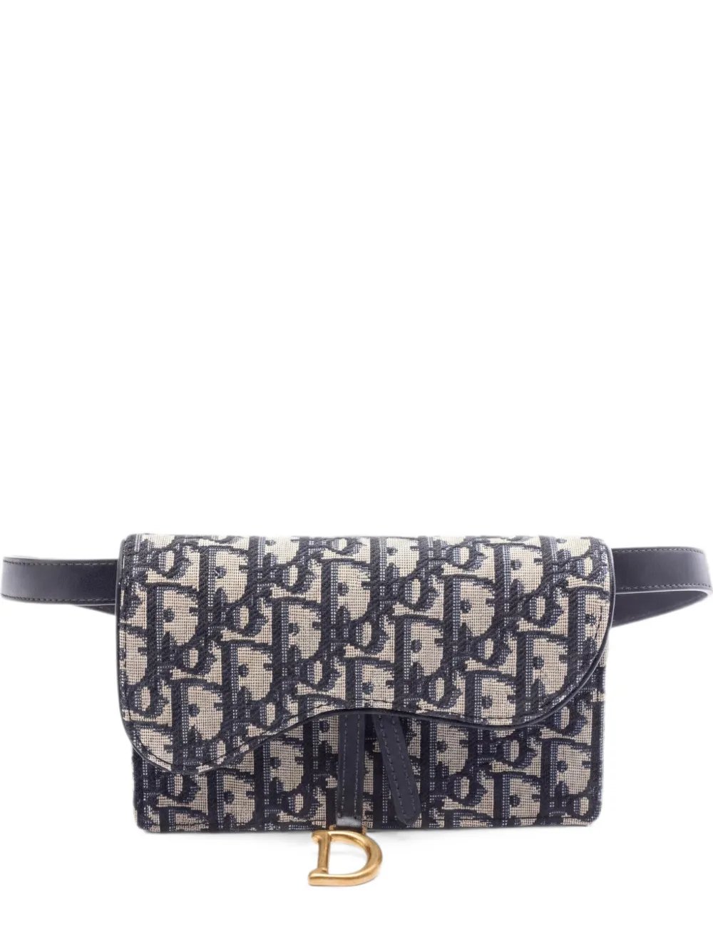 Dior 2010s logo-pattern belt bag