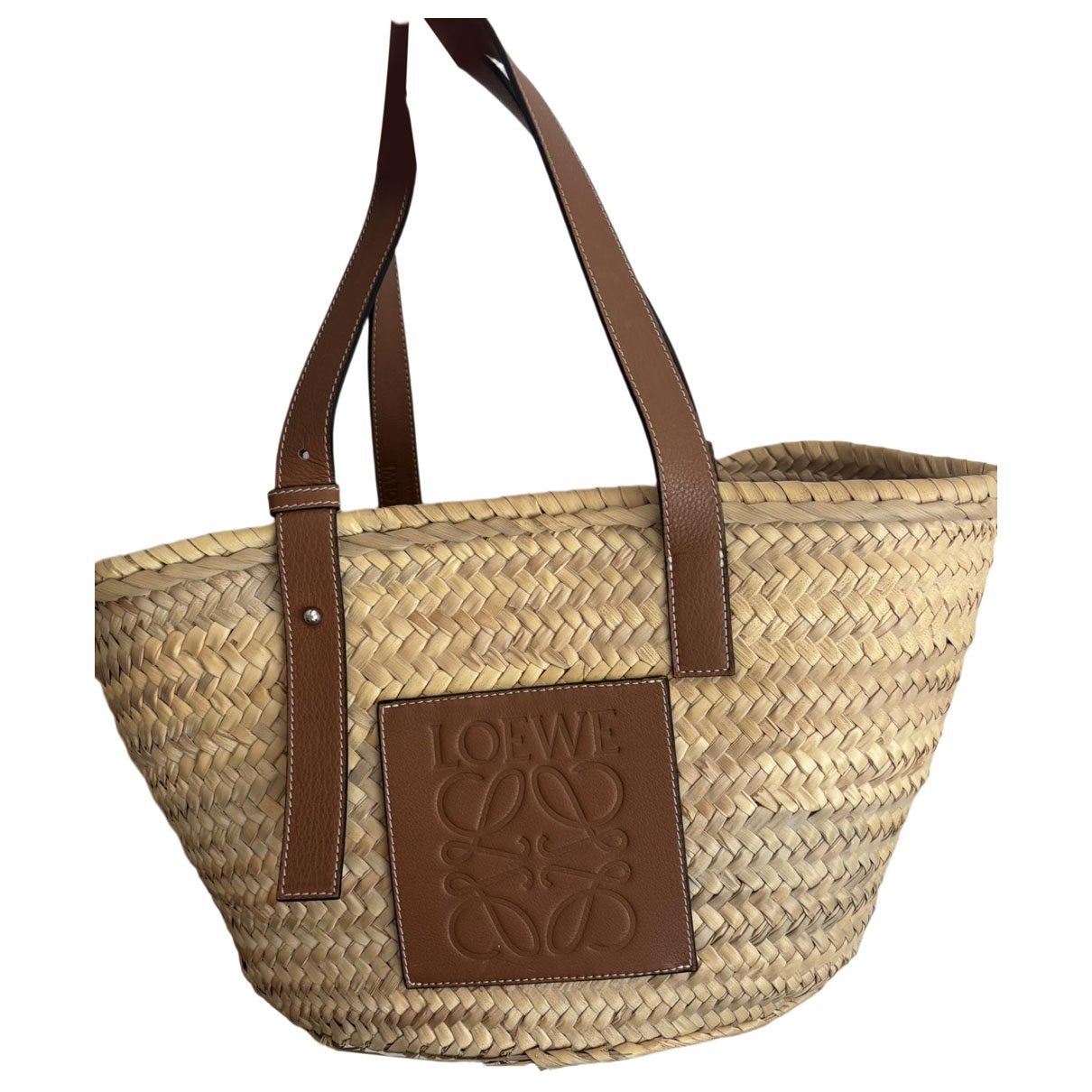 Basket Bag leather tote