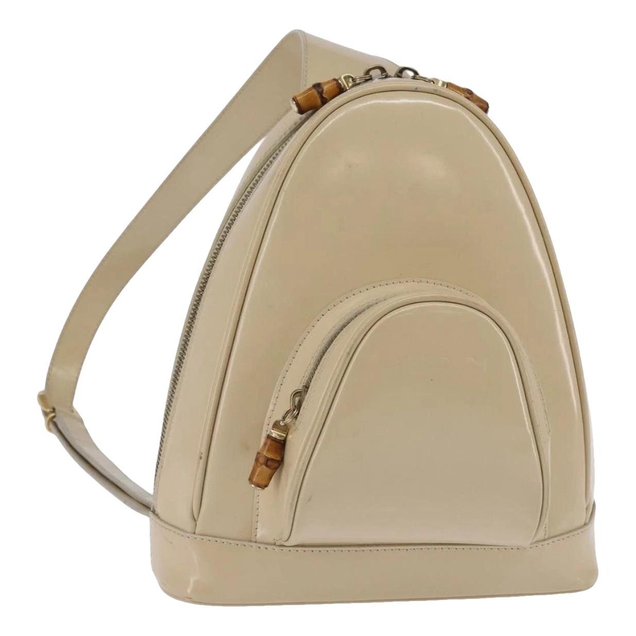 Patent leather handbag