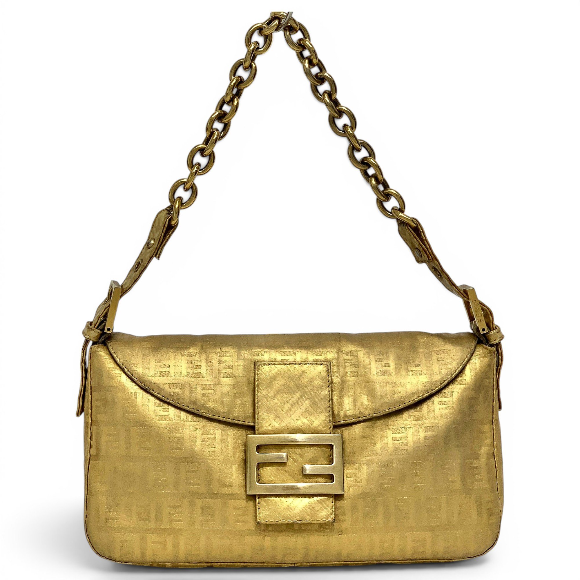 Baguette leather handbag