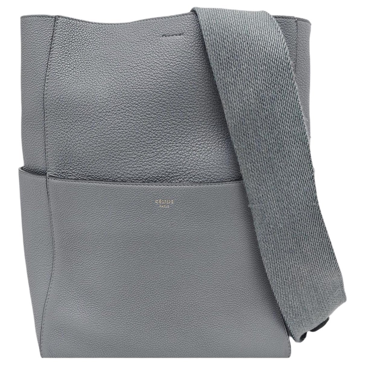 Seau Sangle leather handbag