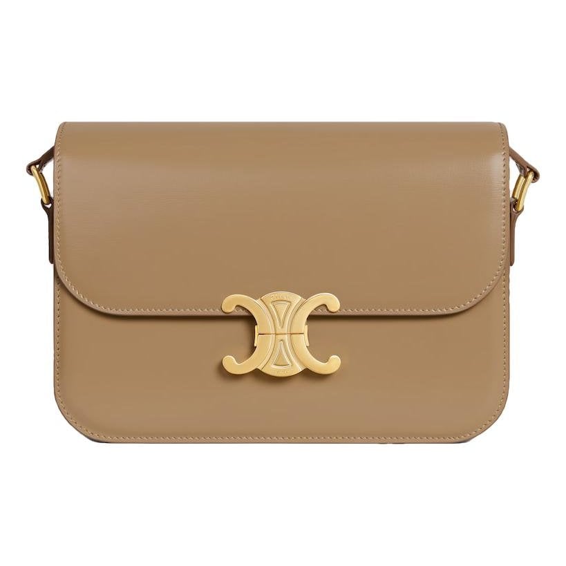 Triomphe leather handbag