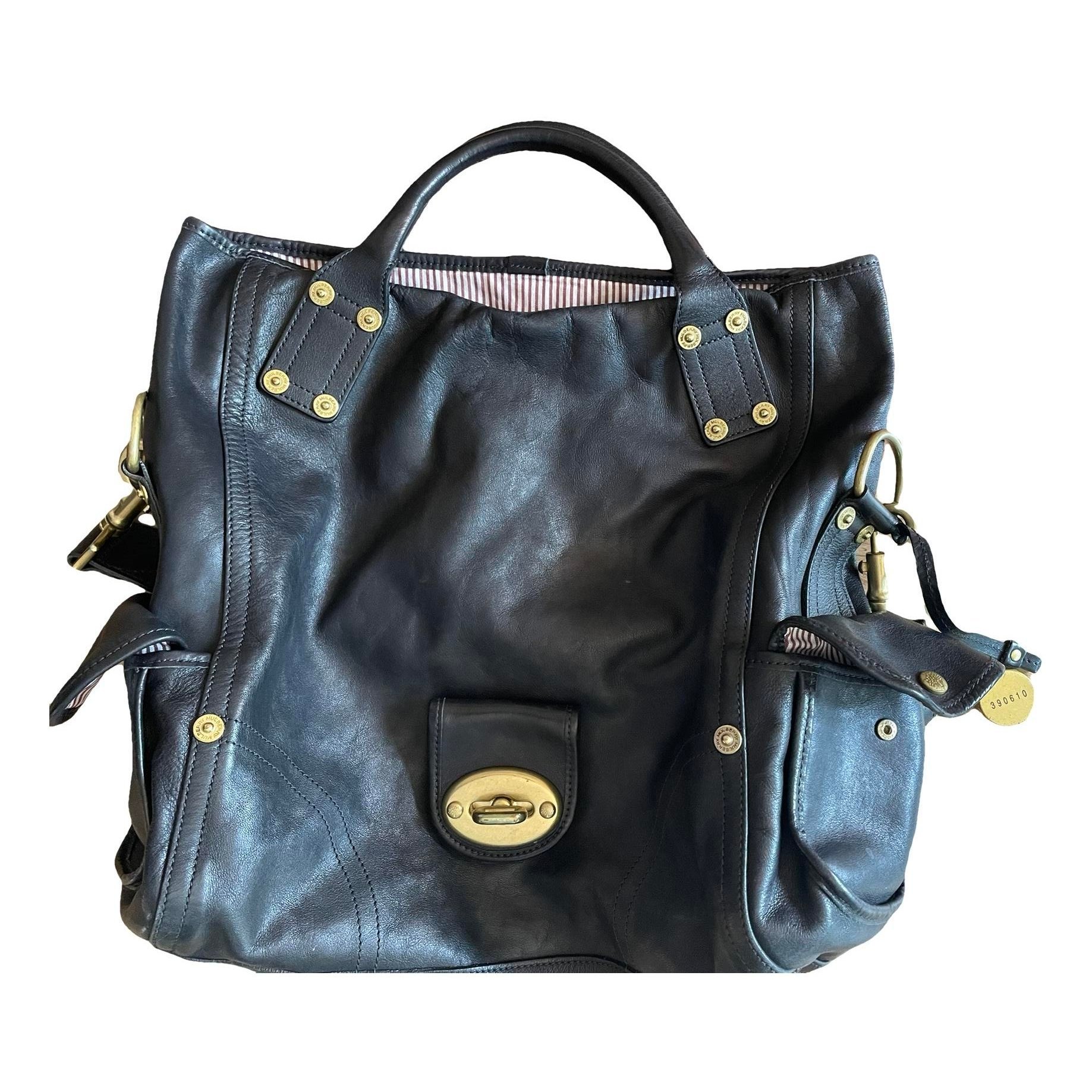 Iris leather tote