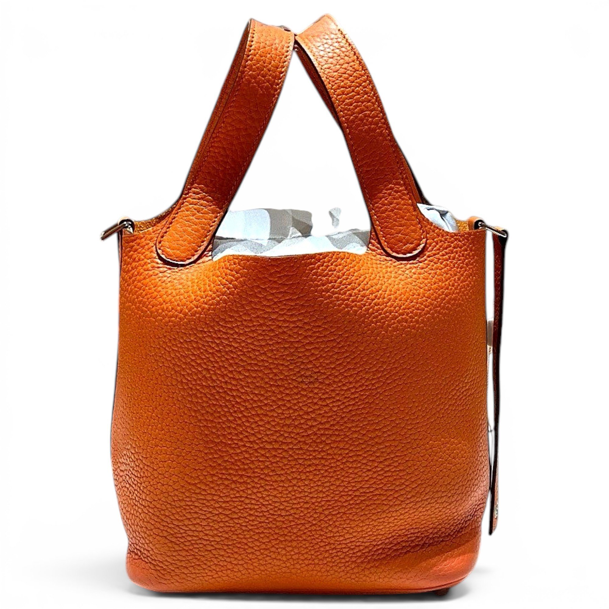 Picotin leather handbag