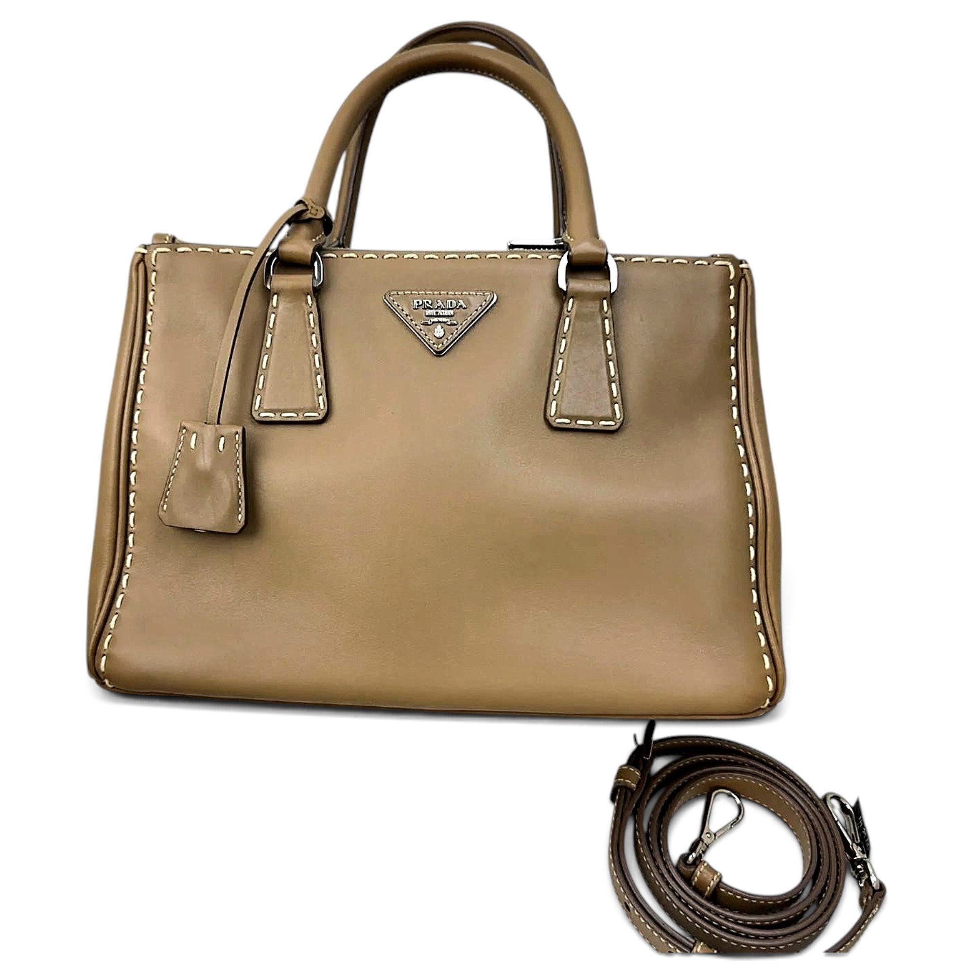 Leather tote