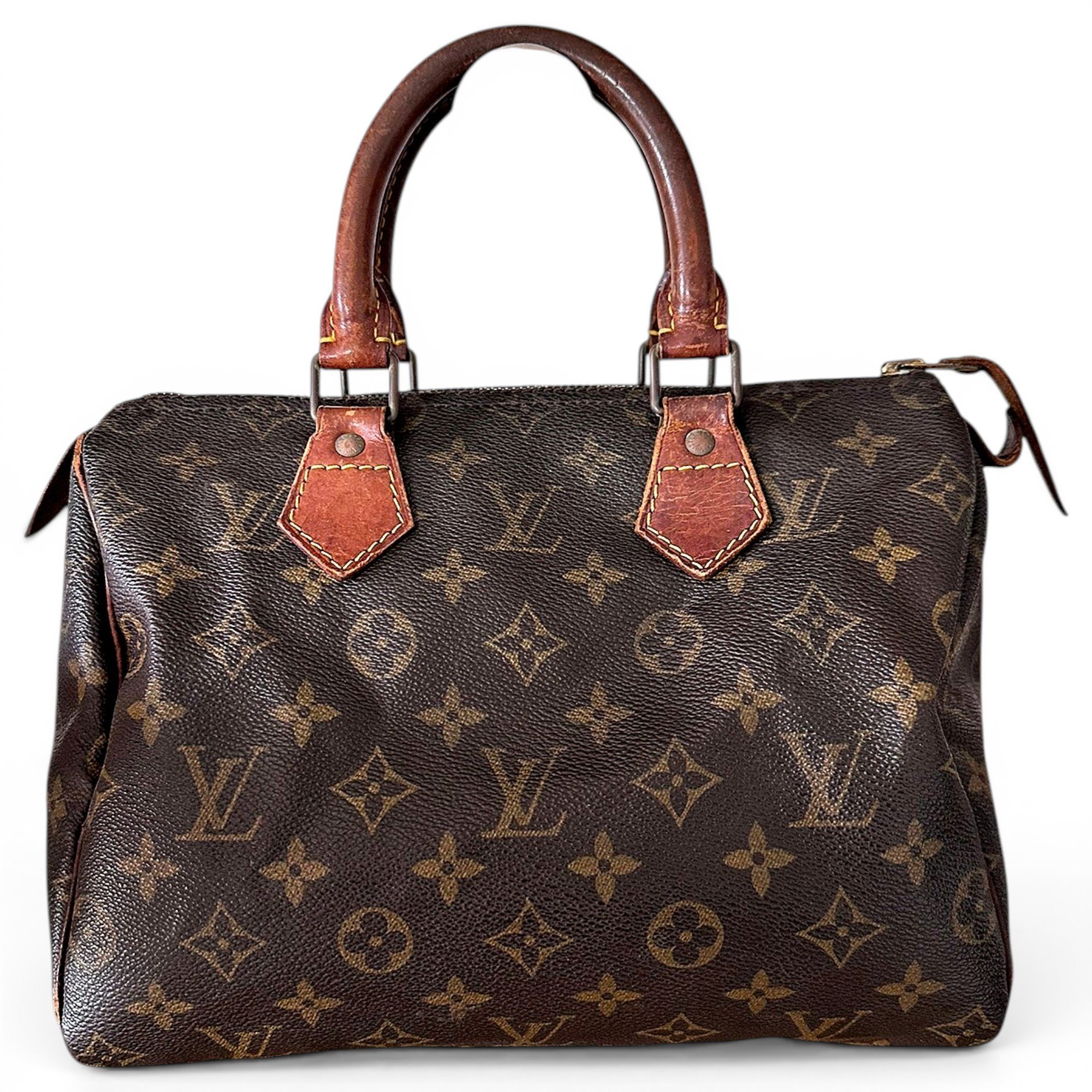 Speedy leather handbag