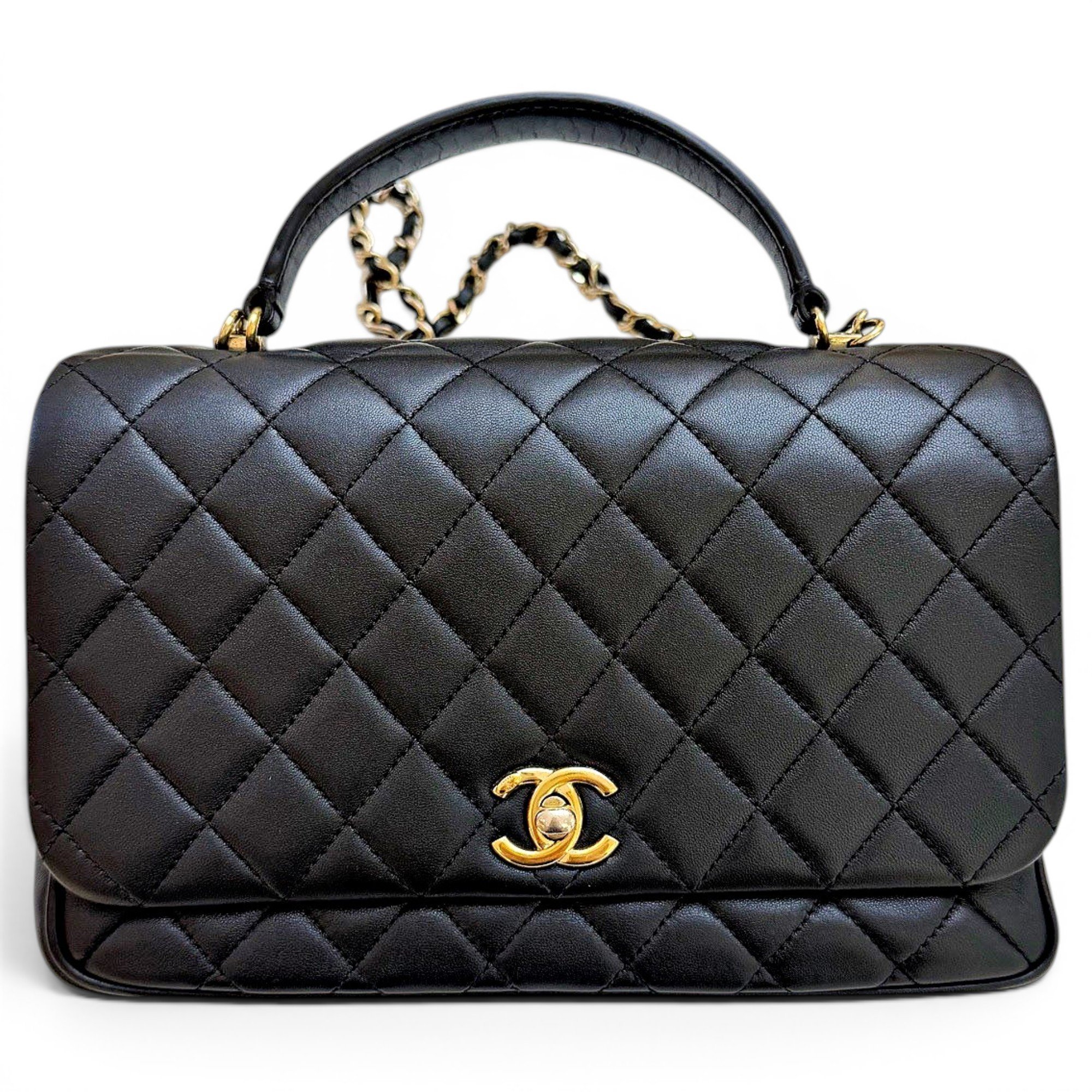 Timeless Classique Top Handle leather handbag