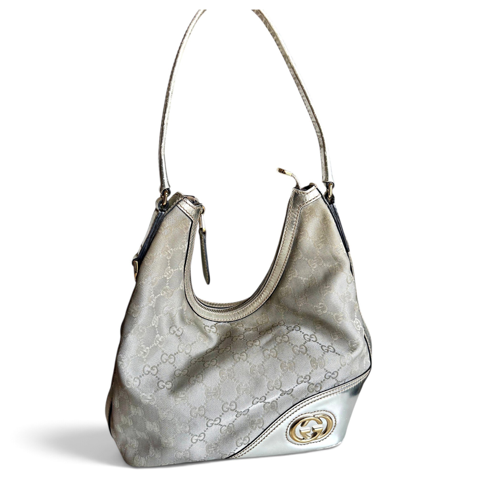 Hobo leather handbag