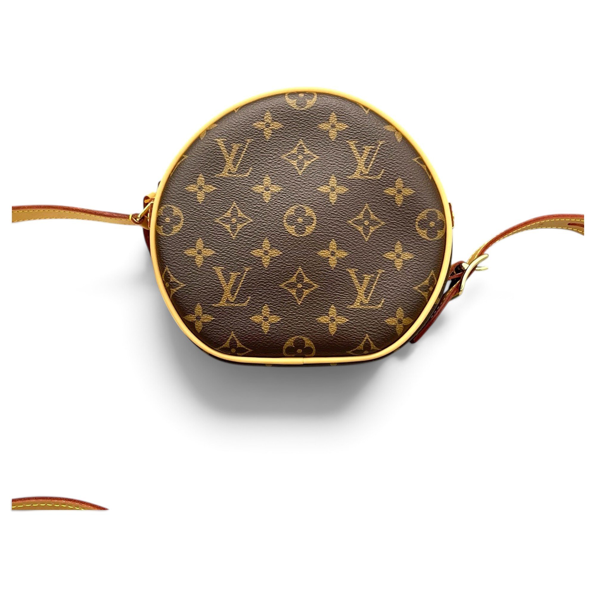 Micro boite chapeau leather crossbody bag