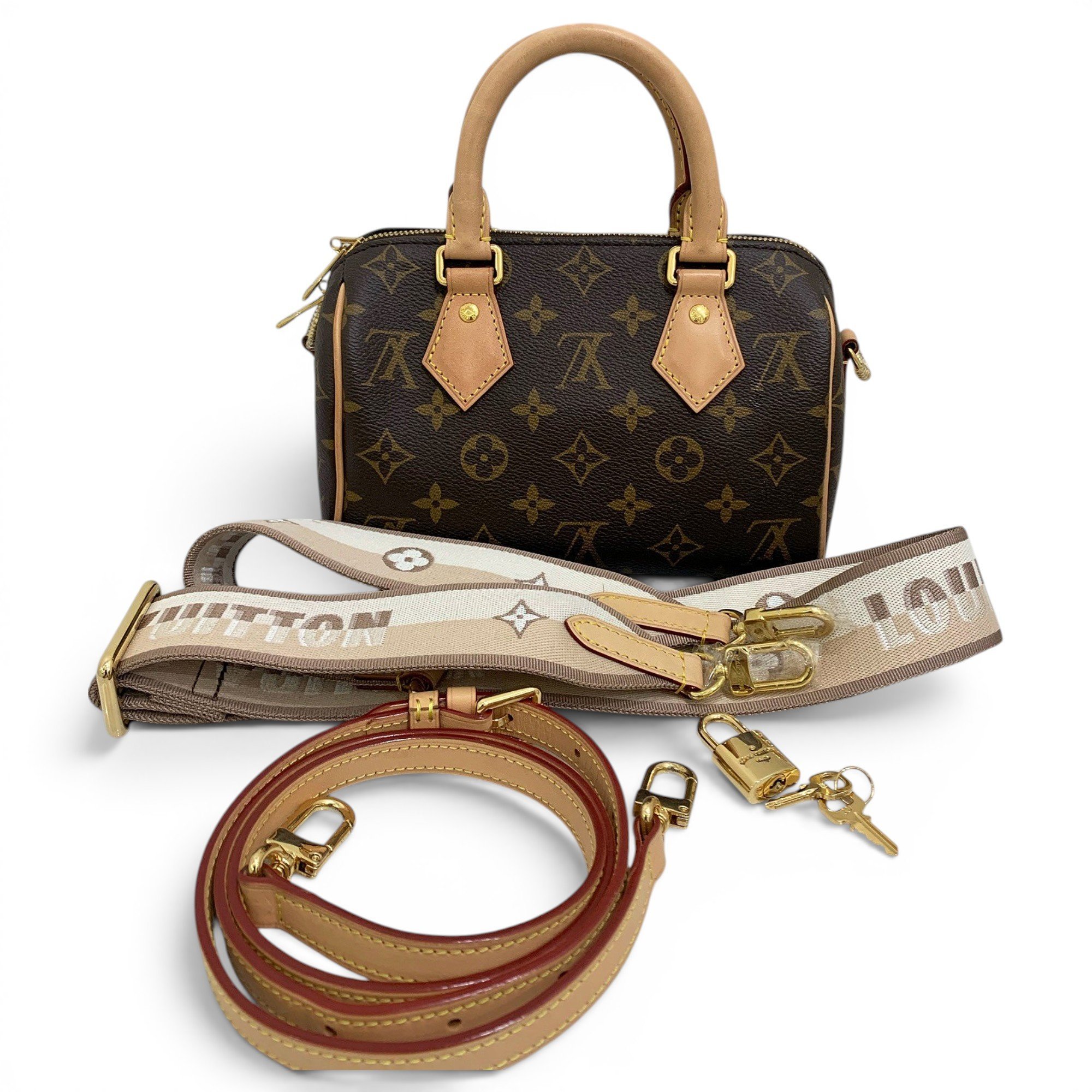 Speedy leather handbag